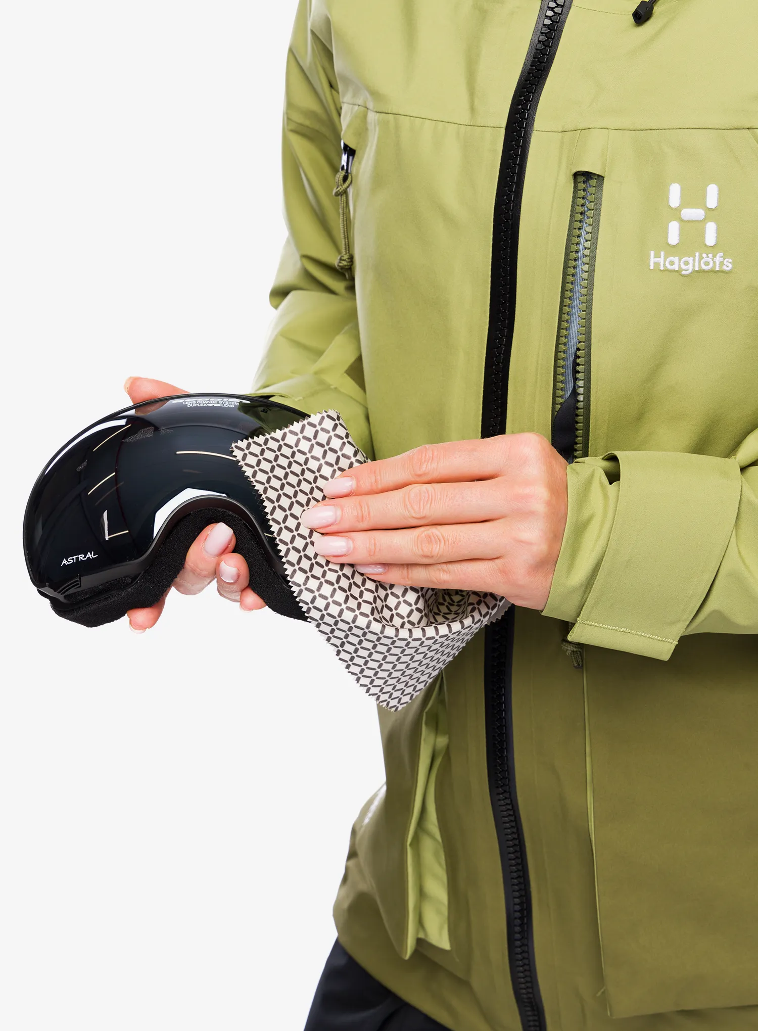 Dámská nepromokavá bunda s membránou Haglofs Vassi GTX Jacket - thyme green/olive green
