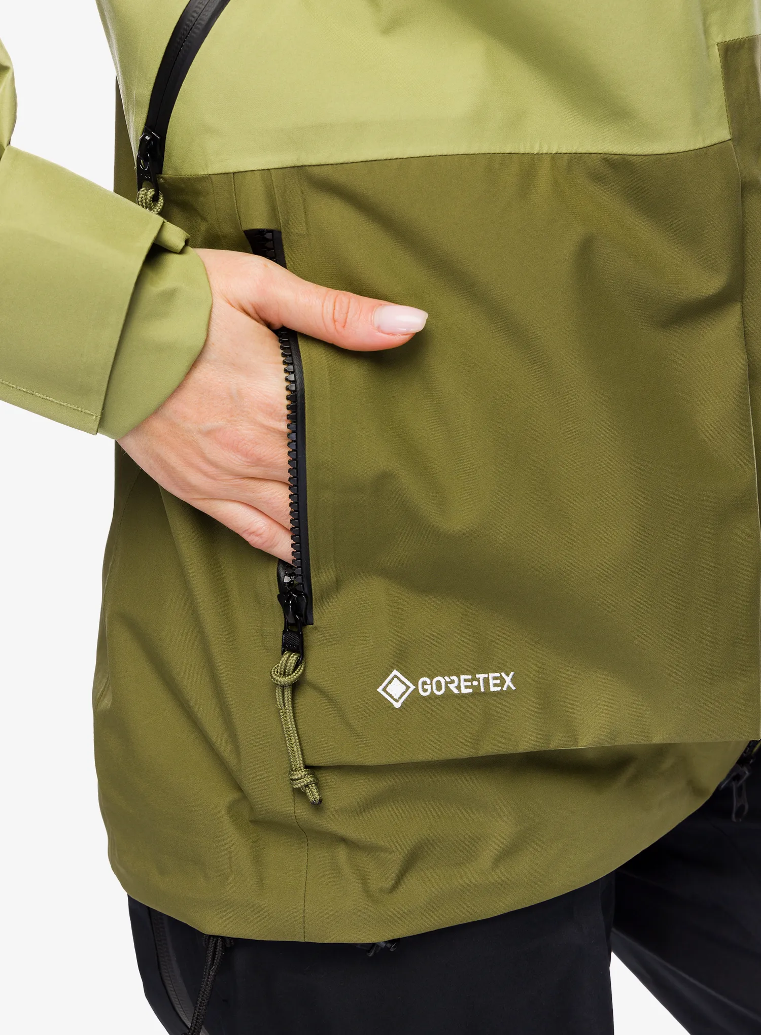 Dámská nepromokavá bunda s membránou Haglofs Vassi GTX Jacket - thyme green/olive green