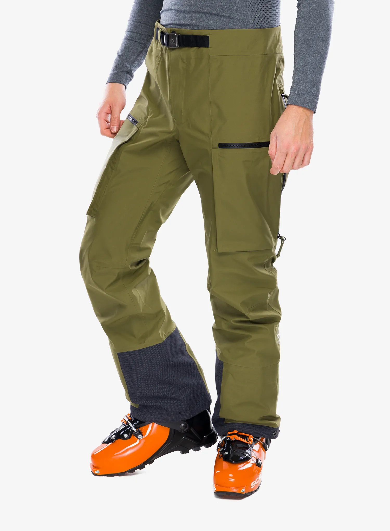 Lyžařské kalhoty Haglofs Vassi GTX Pant - olive green