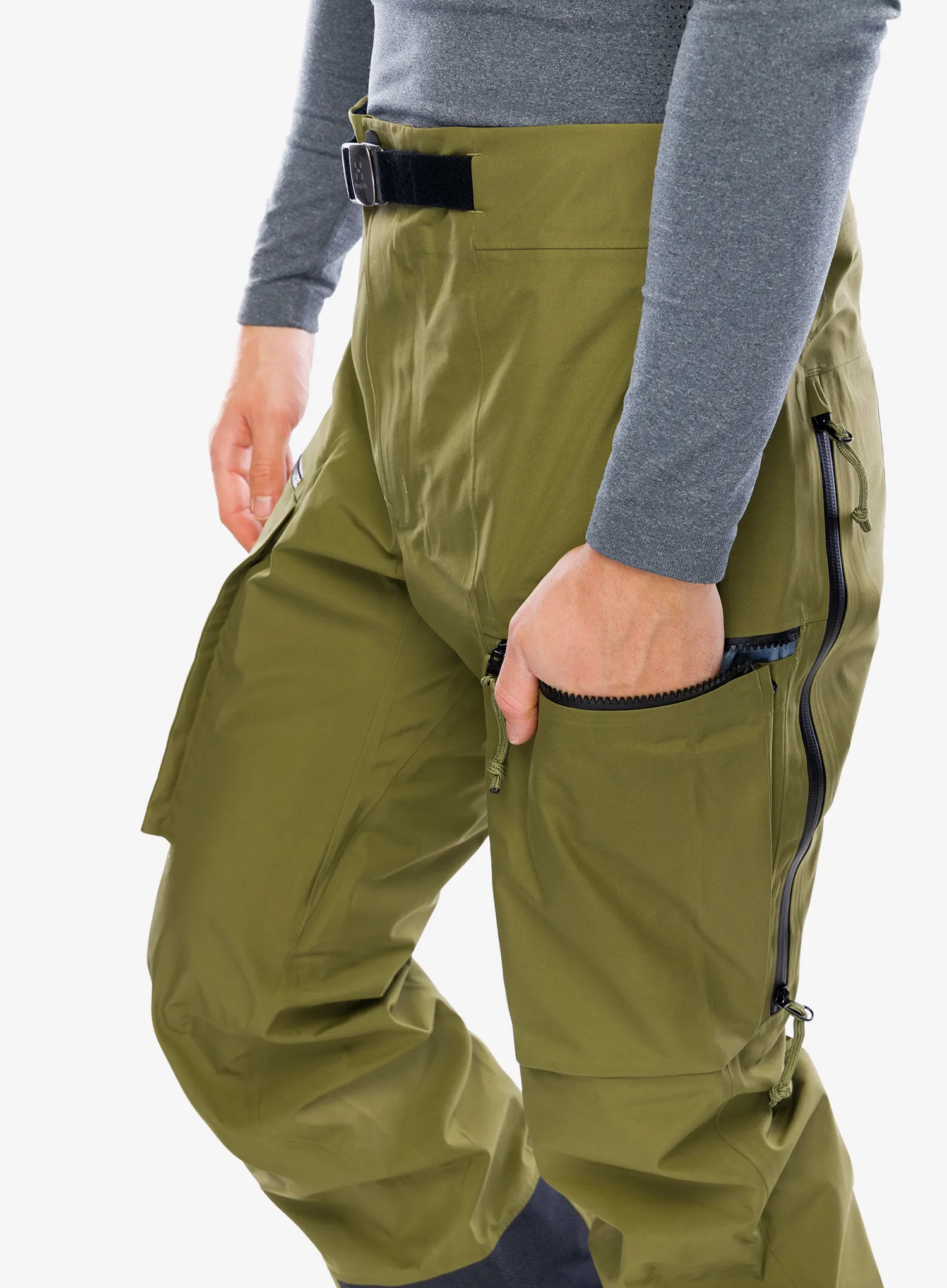 Lyžařské kalhoty Haglofs Vassi GTX Pant - olive green