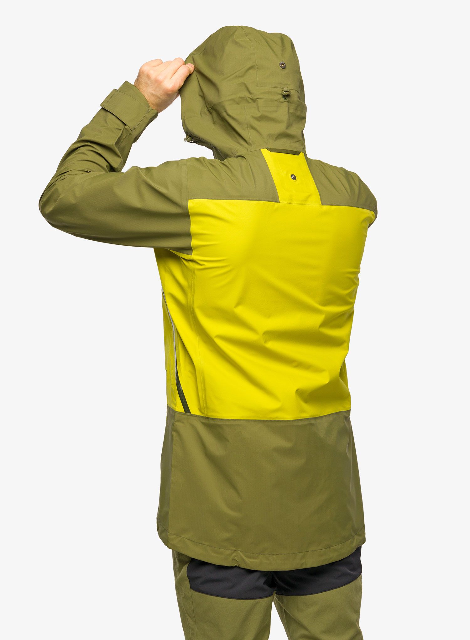 Bunda na skialpinismus Haglofs Vassi Touring GTX Jacket - aurora/olive green