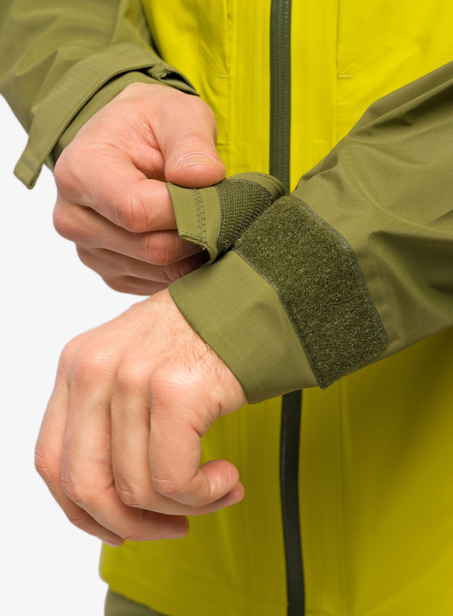 Bunda na skialpinismus Haglofs Vassi Touring GTX Jacket - aurora/olive green