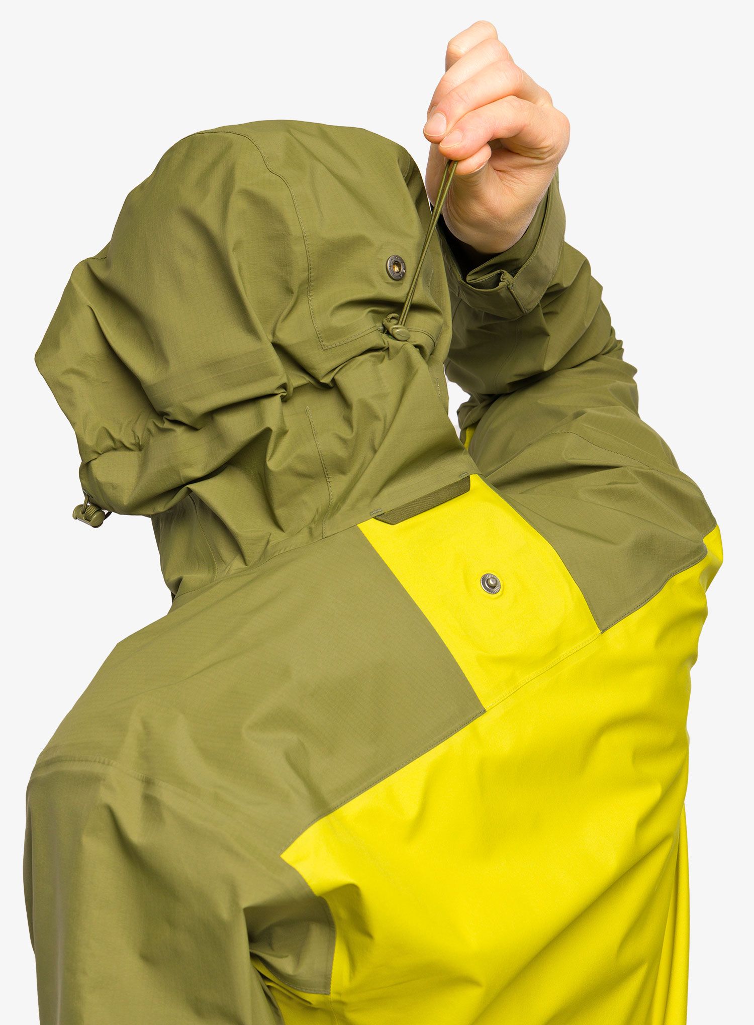 Bunda na skialpinismus Haglofs Vassi Touring GTX Jacket - aurora/olive green