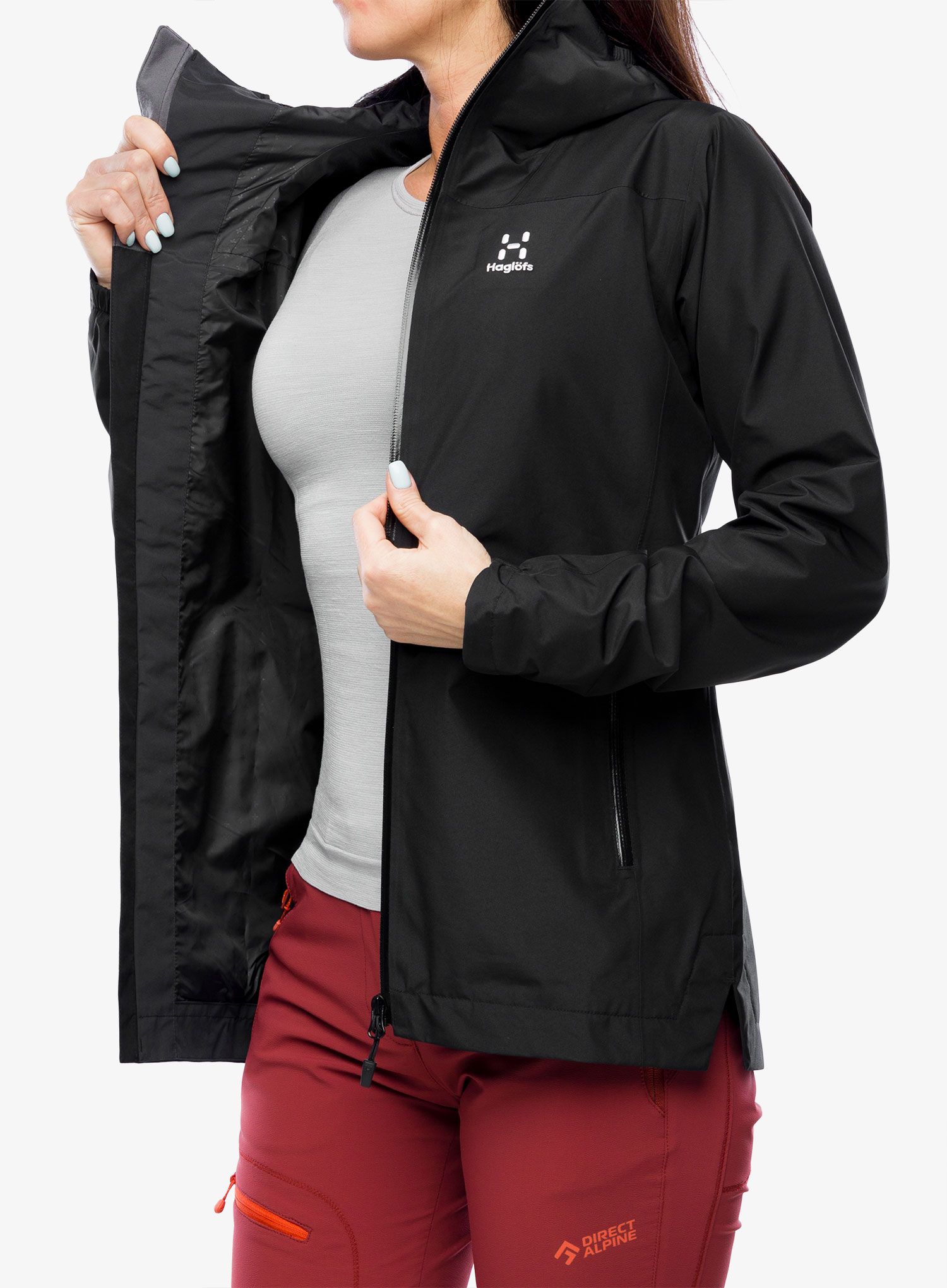 Dámská bunda Haglofs Wilda GTX Jacket - true black