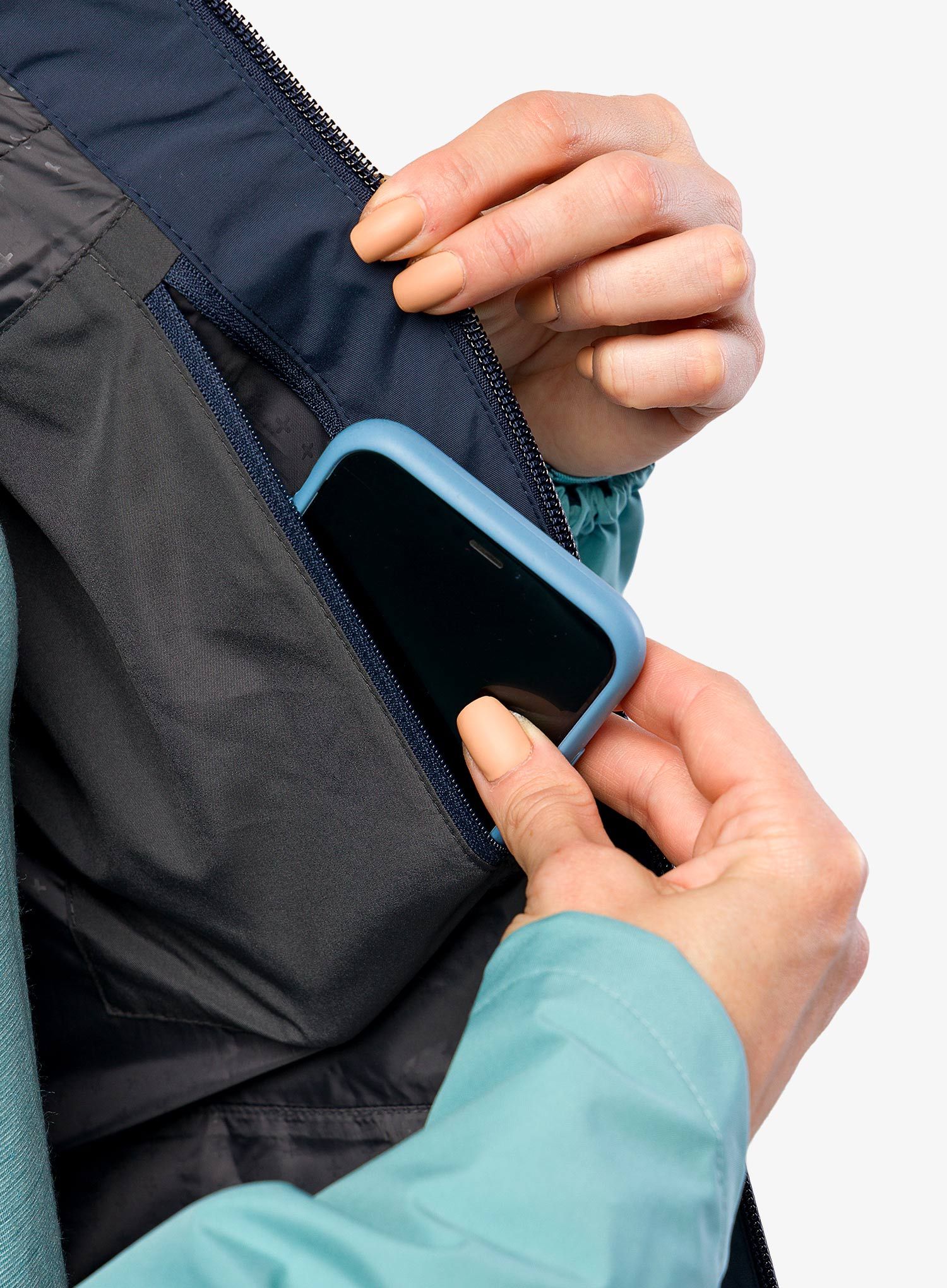 GORE TEX bunda dámská Haglofs Wilda GTX Parka - frost blue/tarn blue