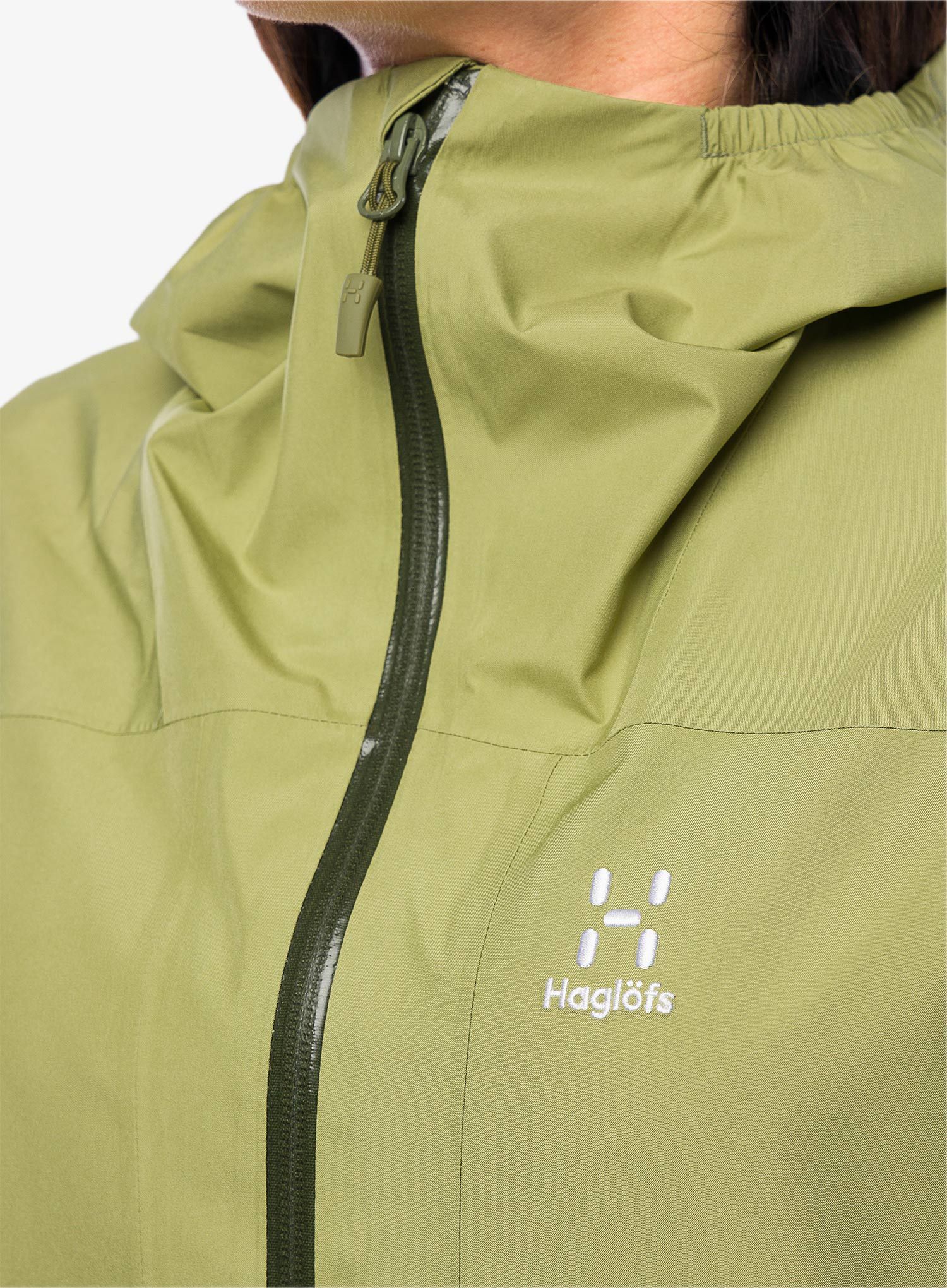 GORE TEX bunda dámská Haglofs Wilda GTX Parka - thyme green/olive green