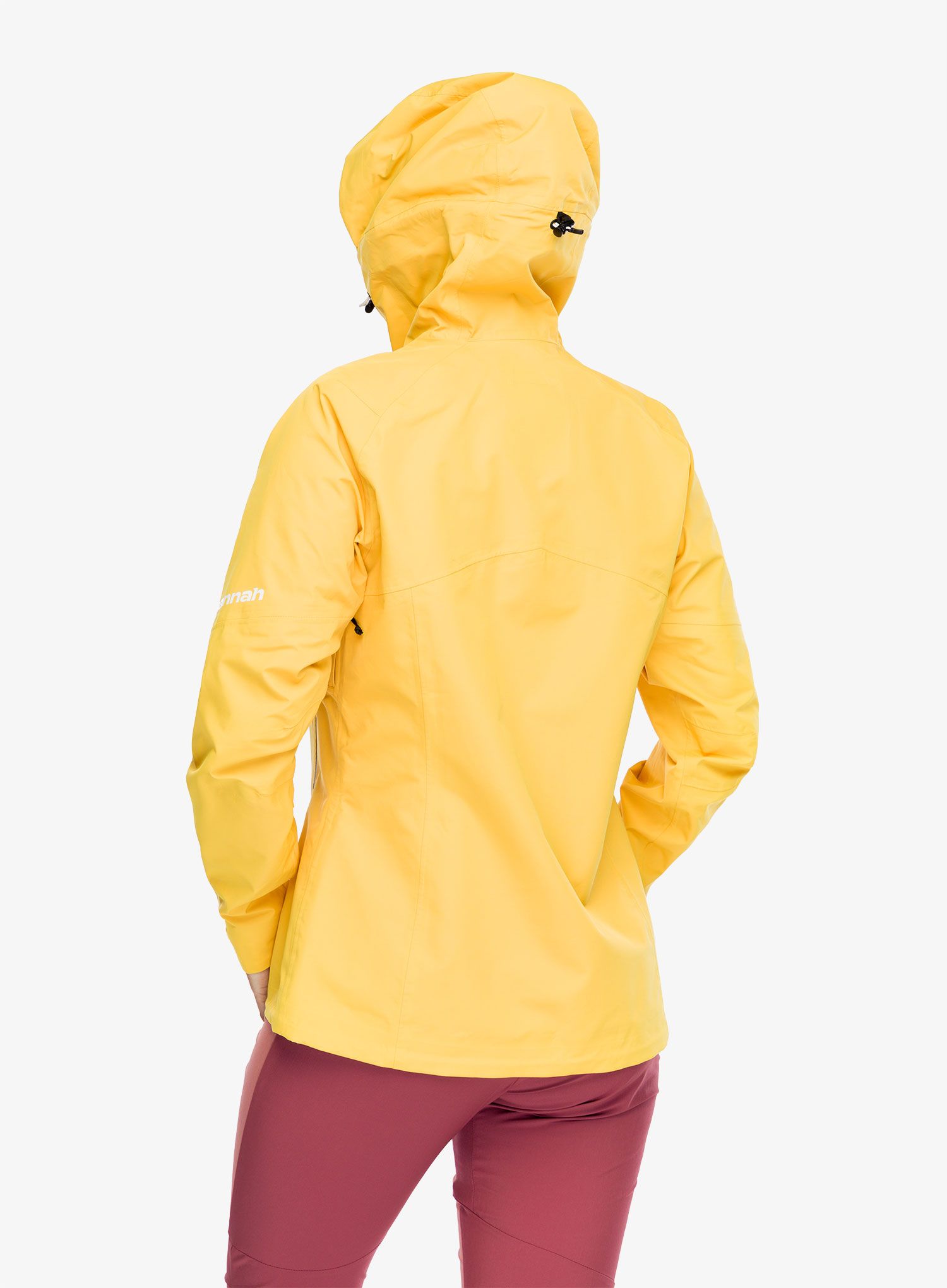 Dámská nepromokavá bunda s membránou Hannah Abigail - amber yellow