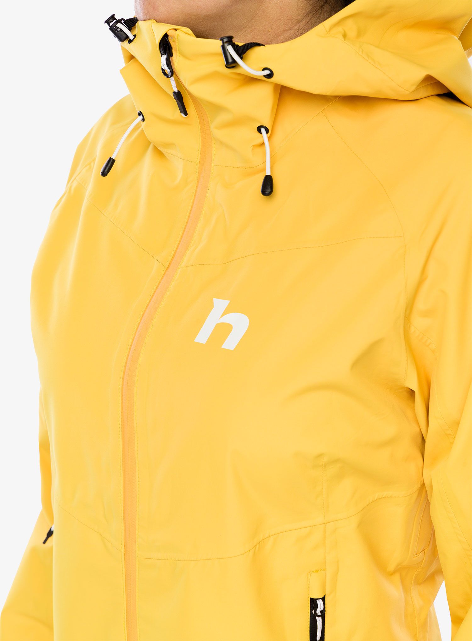 Dámská nepromokavá bunda s membránou Hannah Abigail - amber yellow