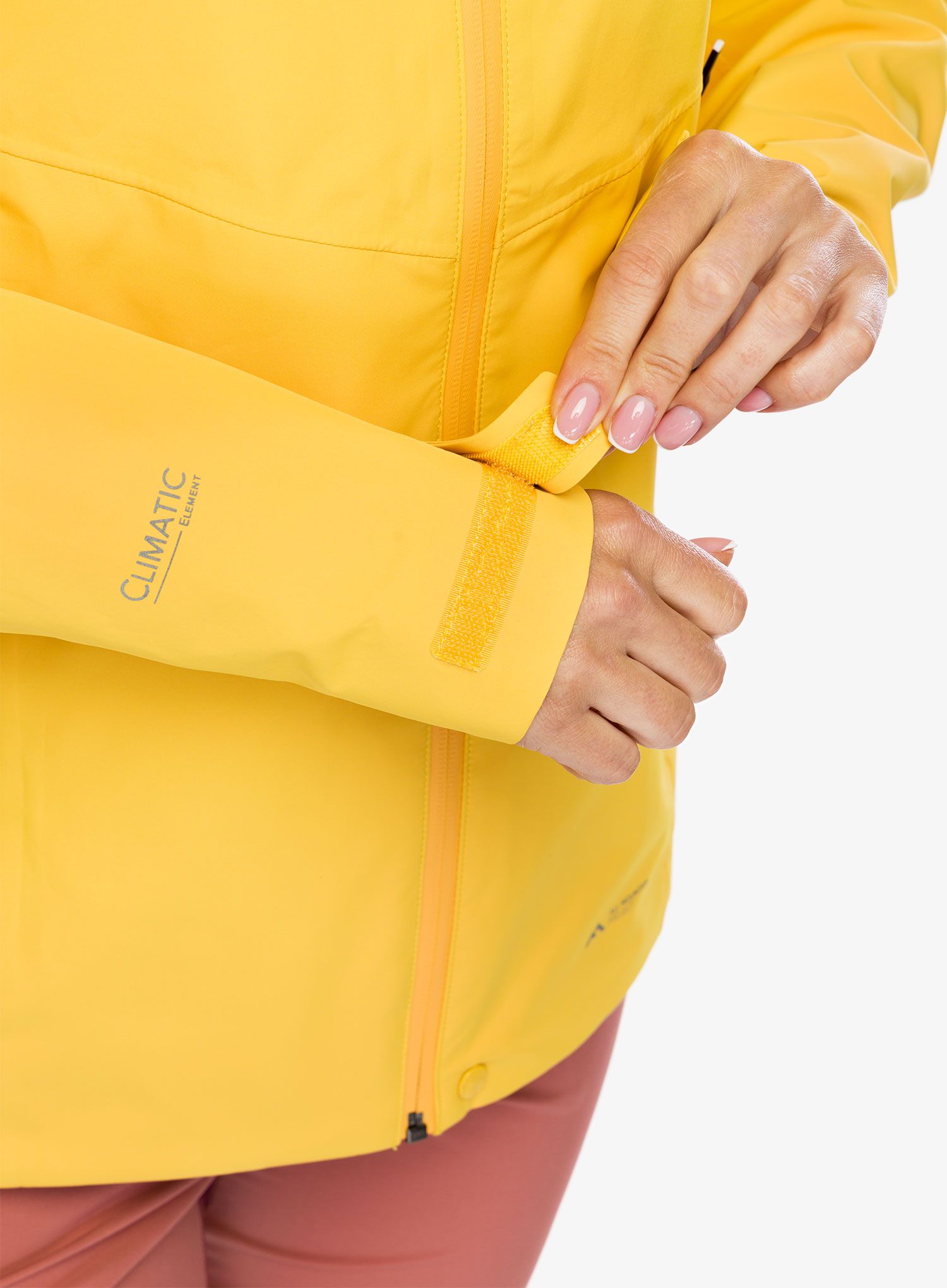 Dámská nepromokavá bunda s membránou Hannah Abigail - amber yellow