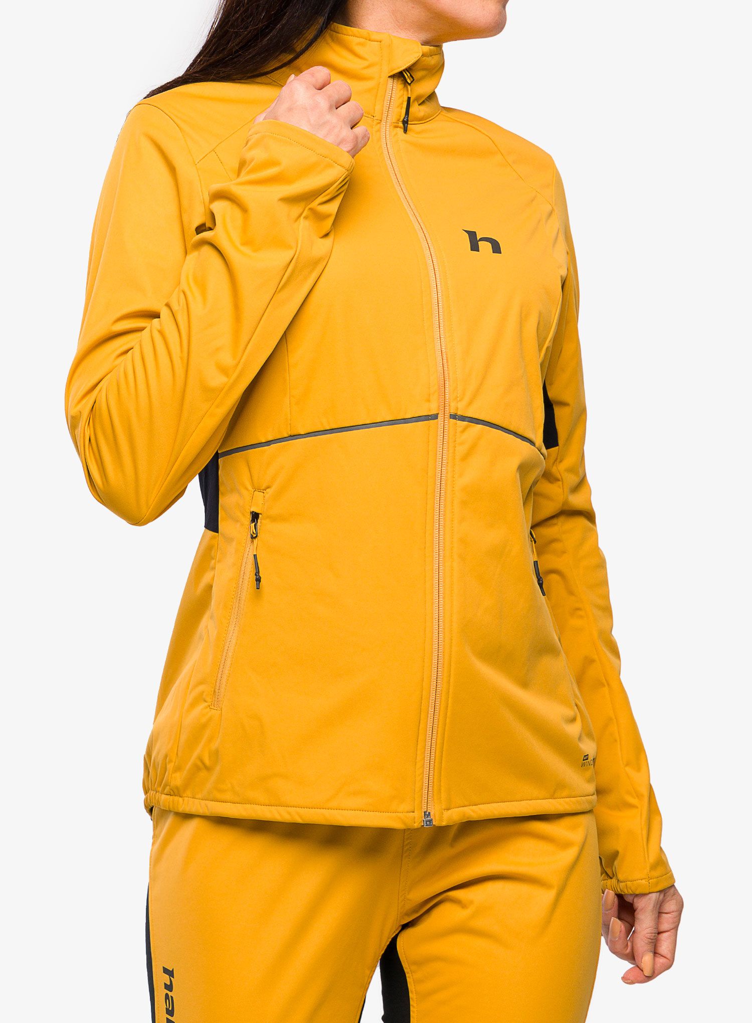 Dámská softshellová bunda Hannah Alison - golden yellow/anthracite