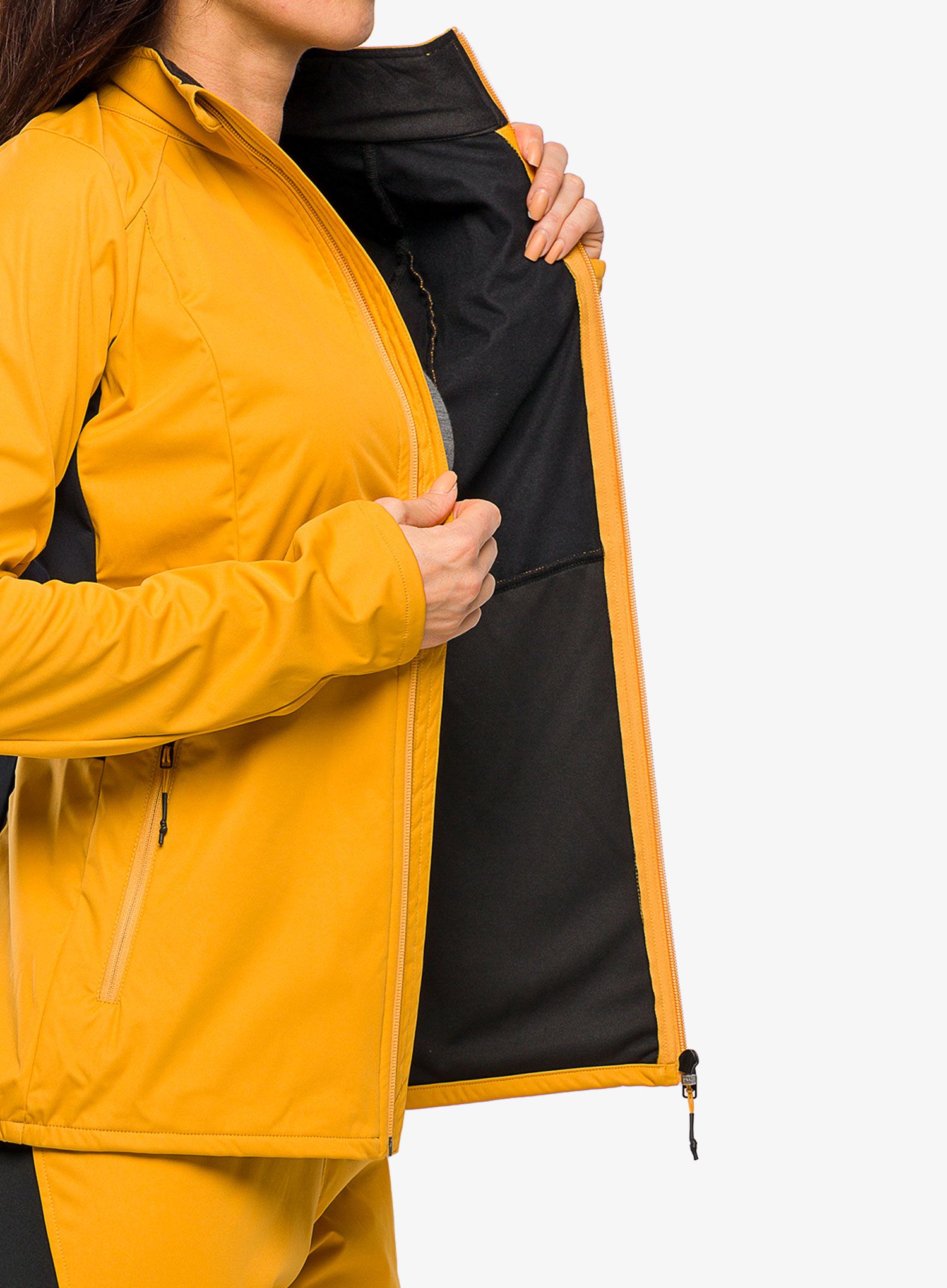 Dámská softshellová bunda Hannah Alison - golden yellow/anthracite
