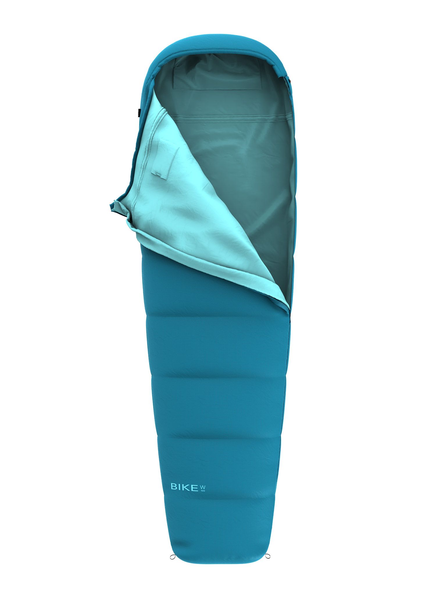 Dámský syntetický spací pytel Hannah Bike W 100 (175 cm) - mosaic blue/capri II
