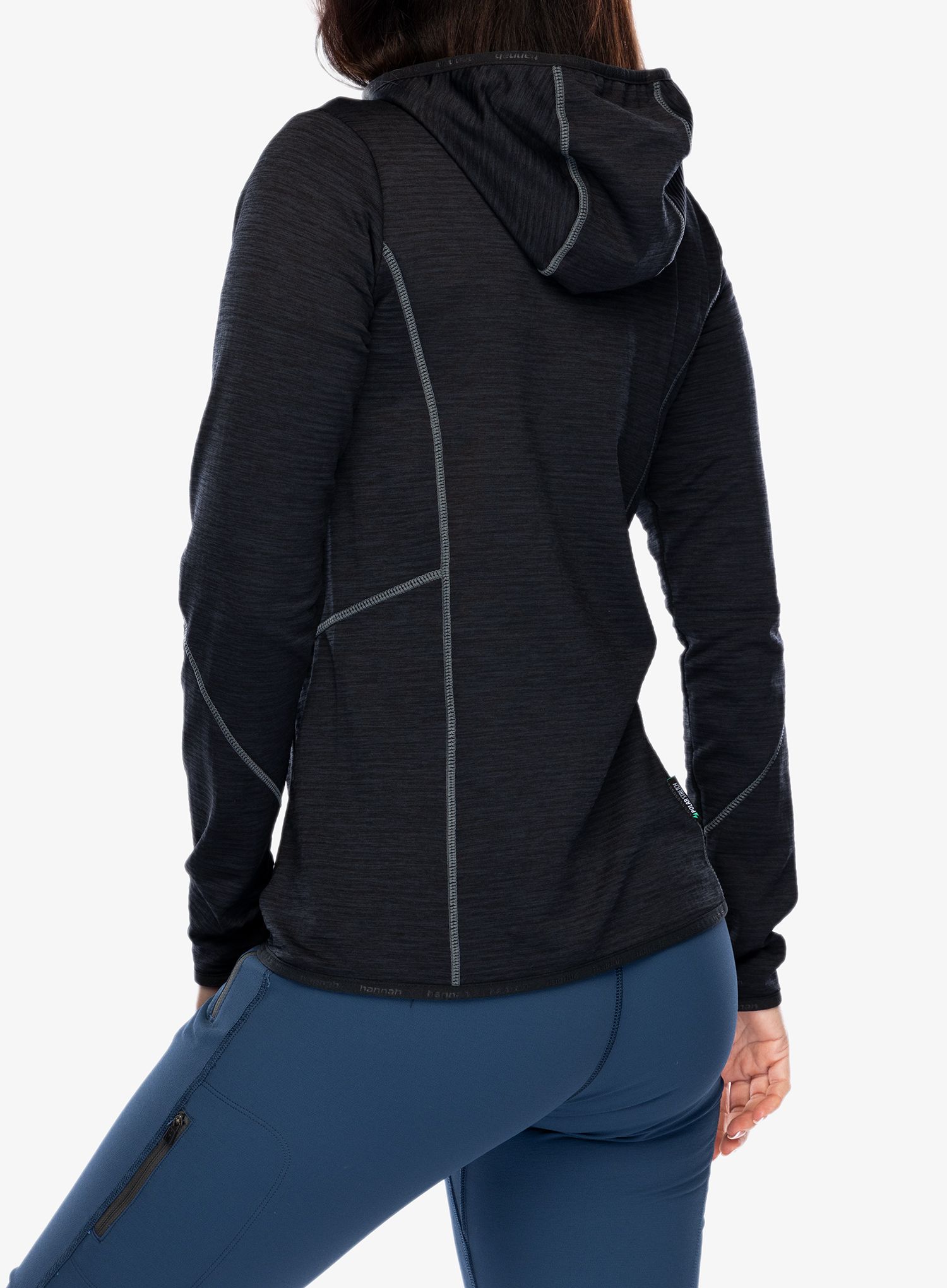 Dámská mikina s kapucí Hannah Dagnys Hoody - anthracite mel