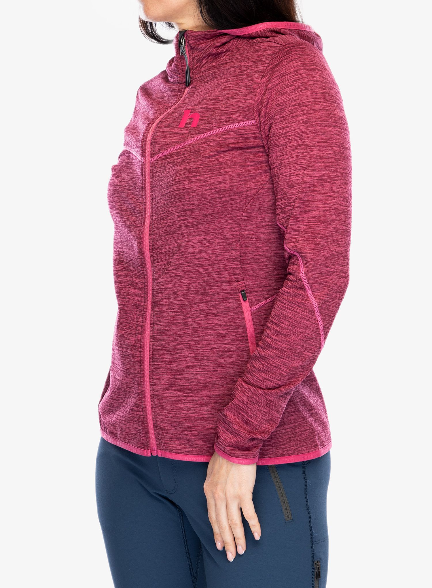 Dámská mikina s kapucí Hannah Dagnys Hoody - honeysuckle mel I