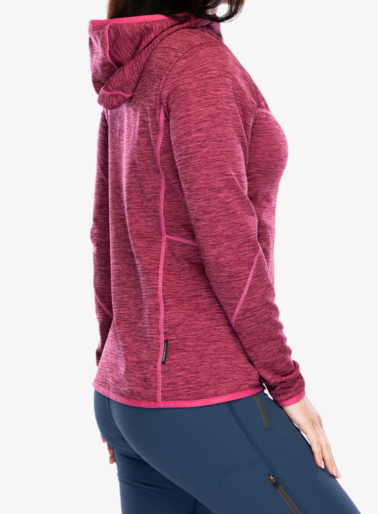 Dámská mikina s kapucí Hannah Dagnys Hoody - honeysuckle mel I