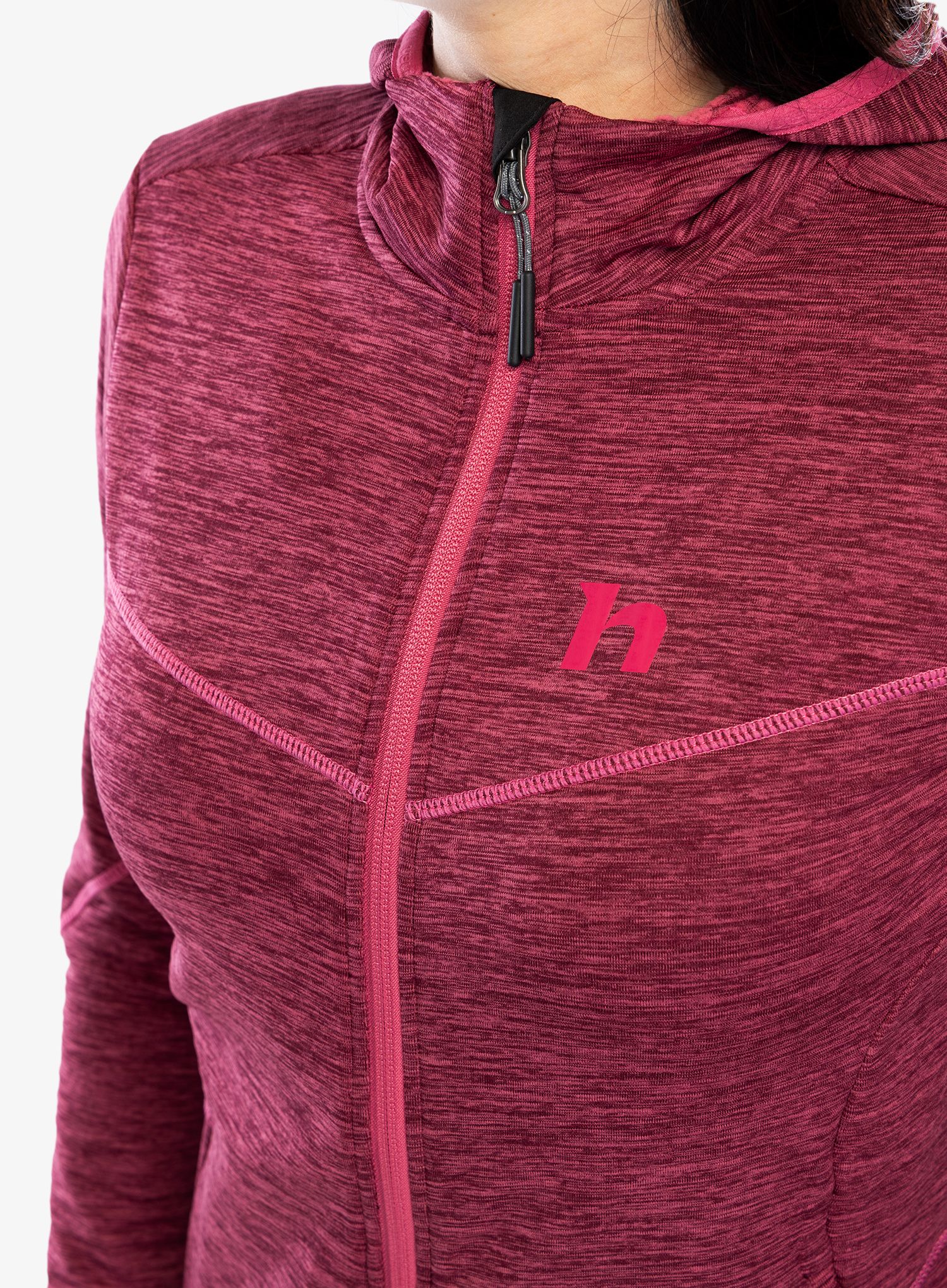 Dámská mikina s kapucí Hannah Dagnys Hoody - honeysuckle mel I