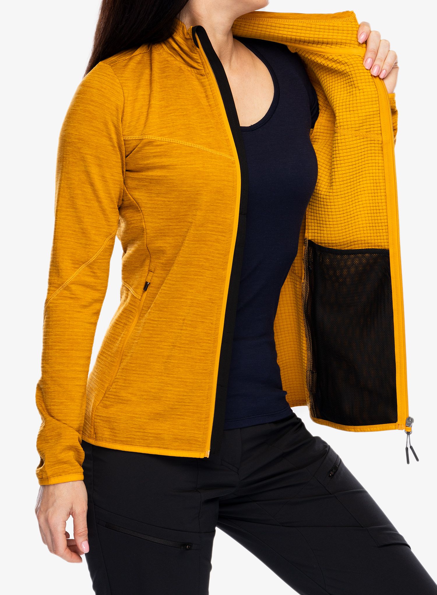 Dámská mikina Hannah Dagnys - golden yellow mel