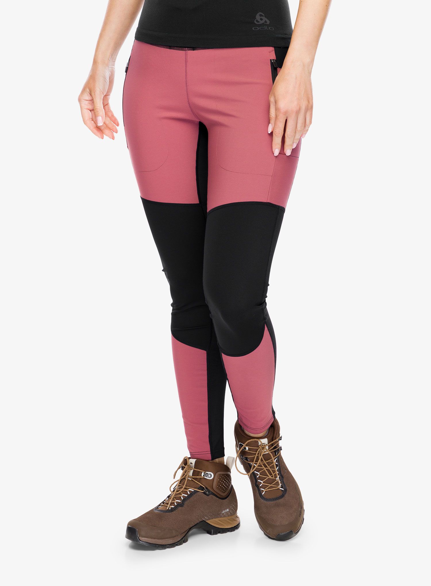 Dámské legíny Hannah Elisa Pro - anthracite/roan rouge
