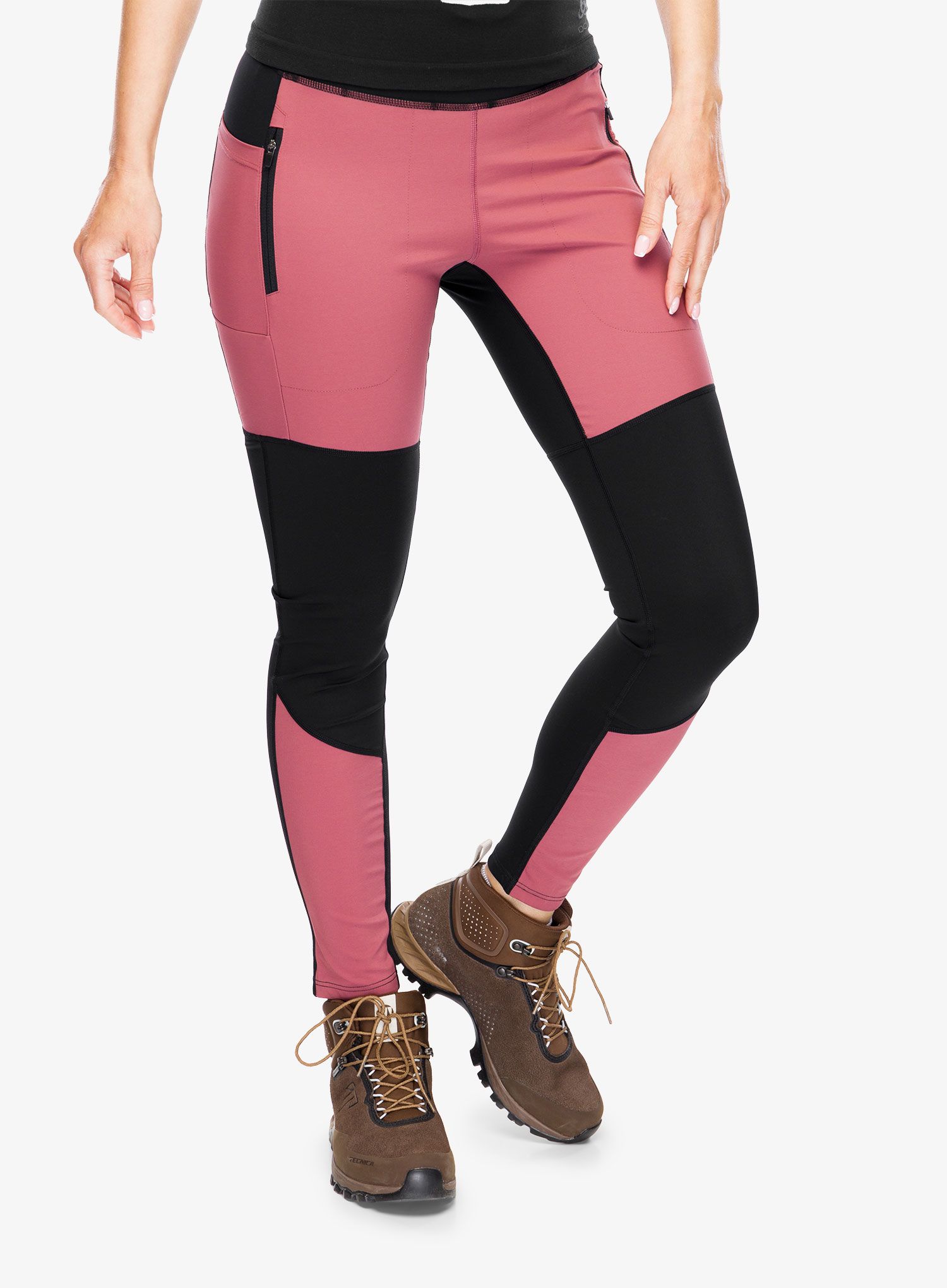 Dámské legíny Hannah Elisa Pro - anthracite/roan rouge