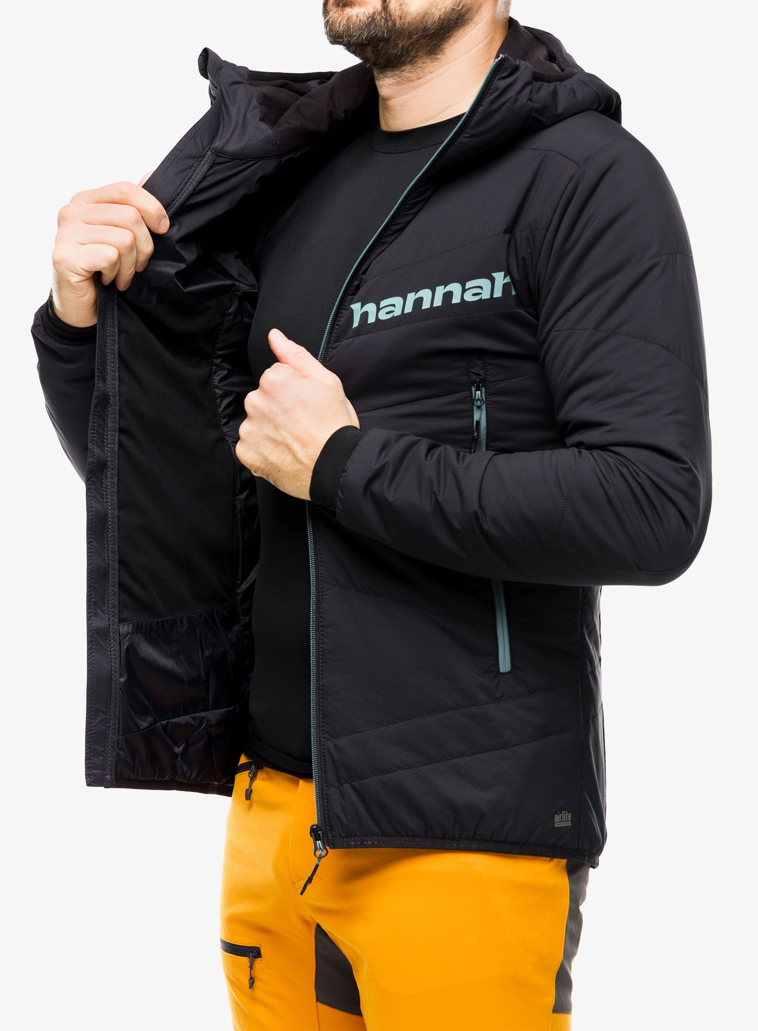 Zateplená bunda Hannah Gabber Hoody - anthracite