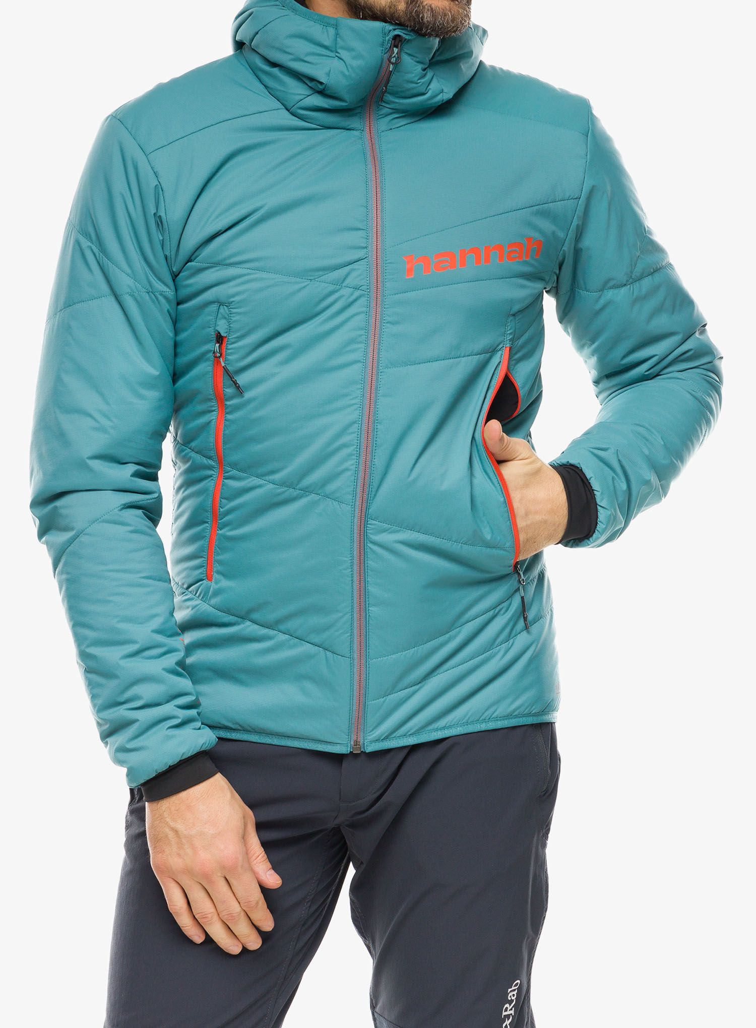 Zateplená bunda Hannah Gabber Hoody - brittany blue