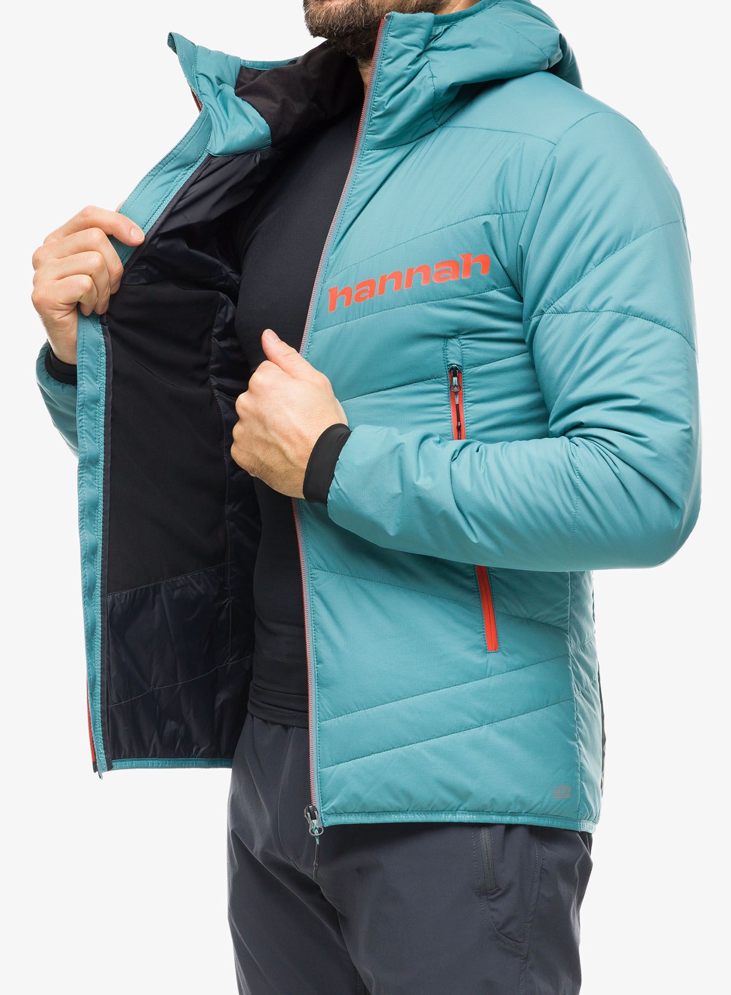 Zateplená bunda Hannah Gabber Hoody - brittany blue