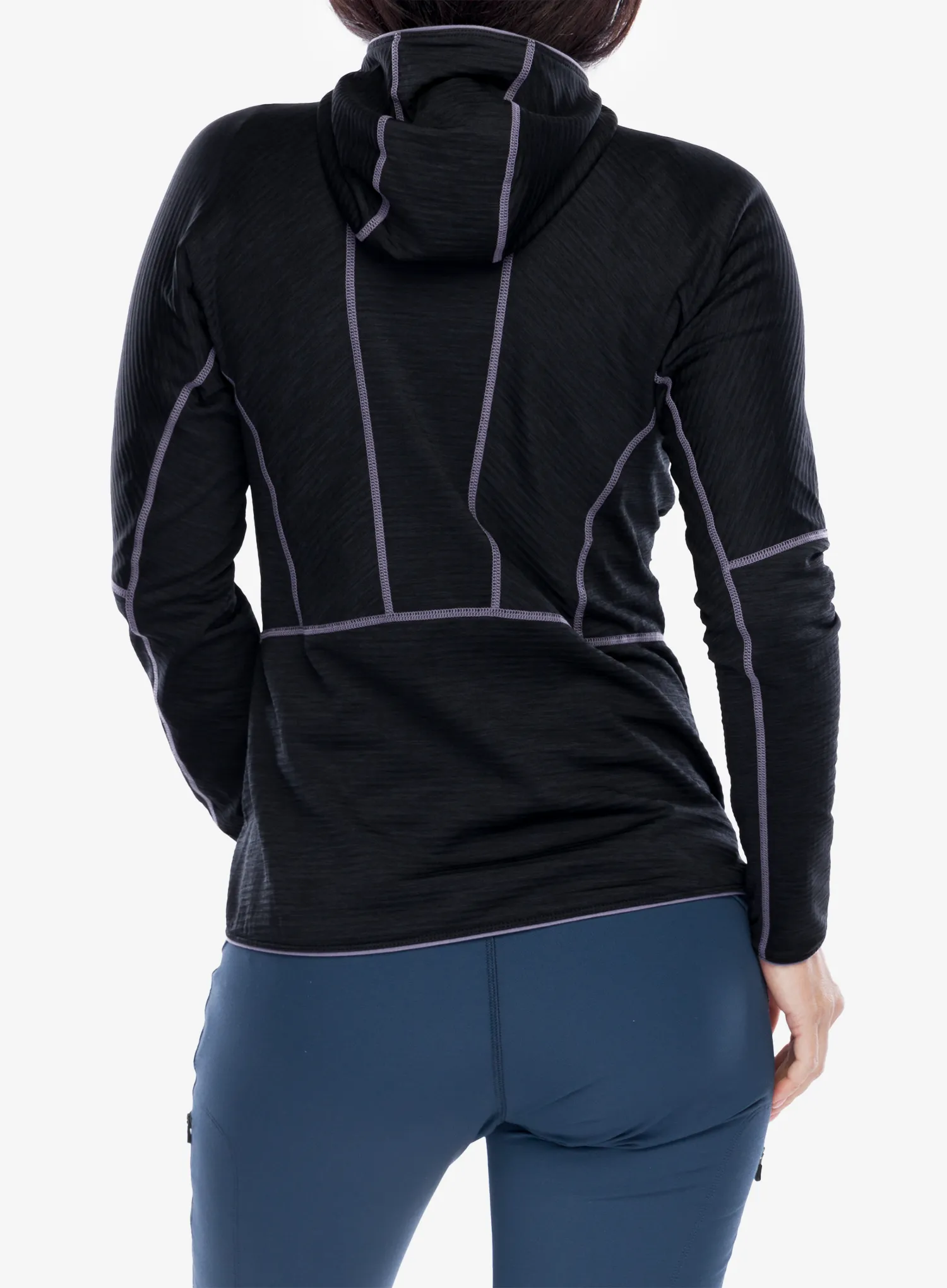 Dámská mikina s kapucí Hannah Meda Hoody - anthracite mel