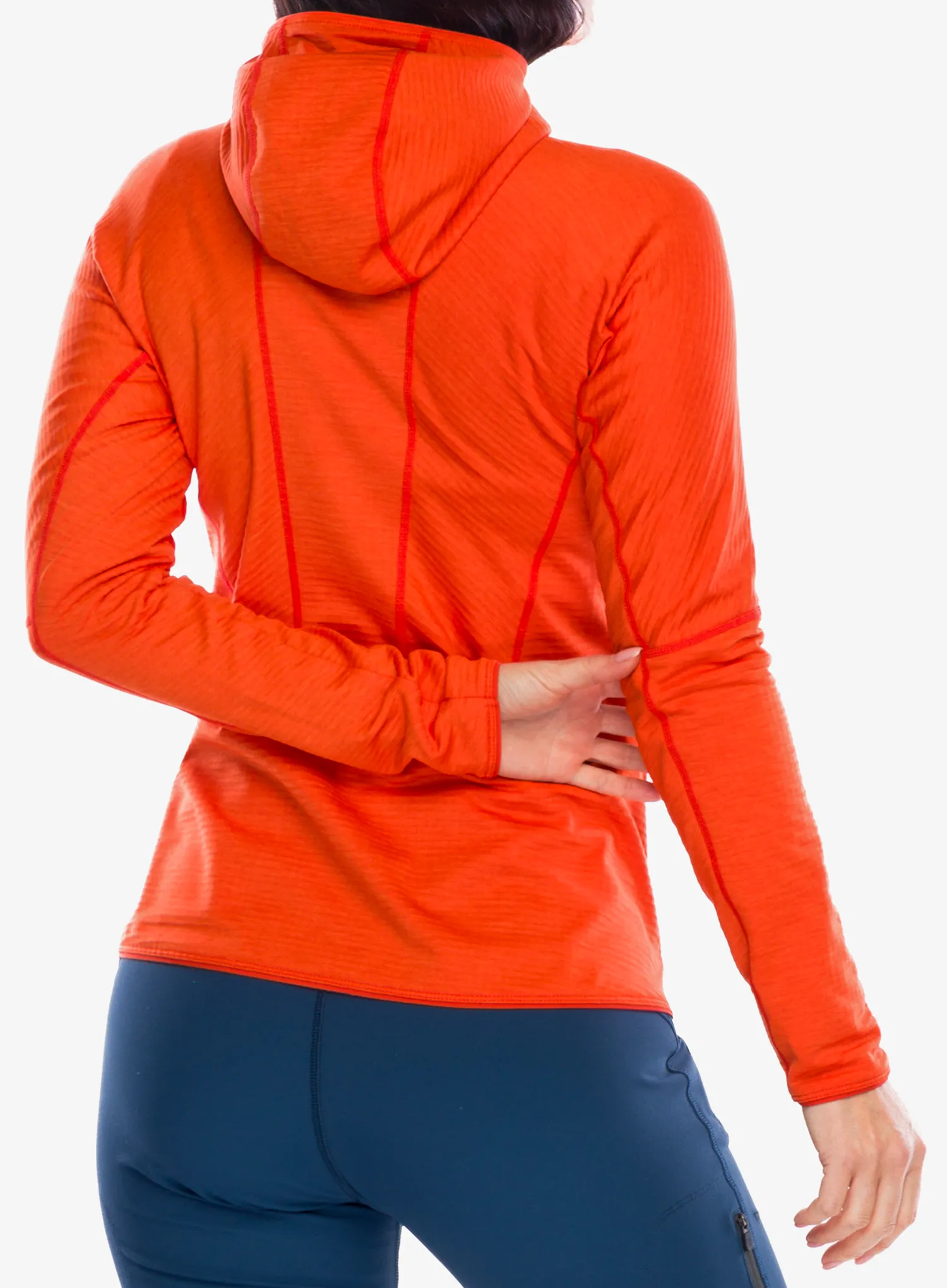 Dámská mikina s kapucí Hannah Meda Hoody - spicy orange mel
