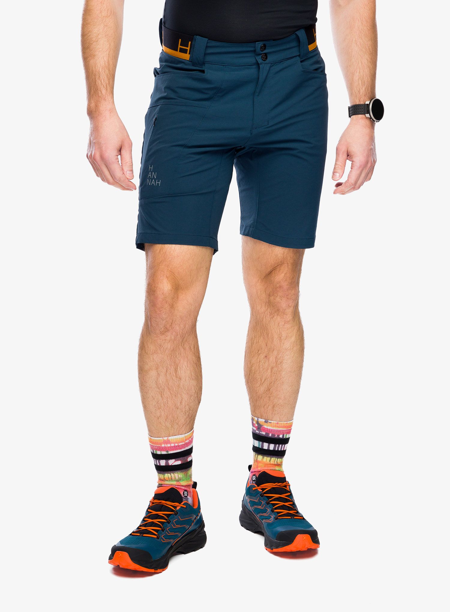 Outdoorové kraťasy Hannah Nairi II - midnight navy/orange