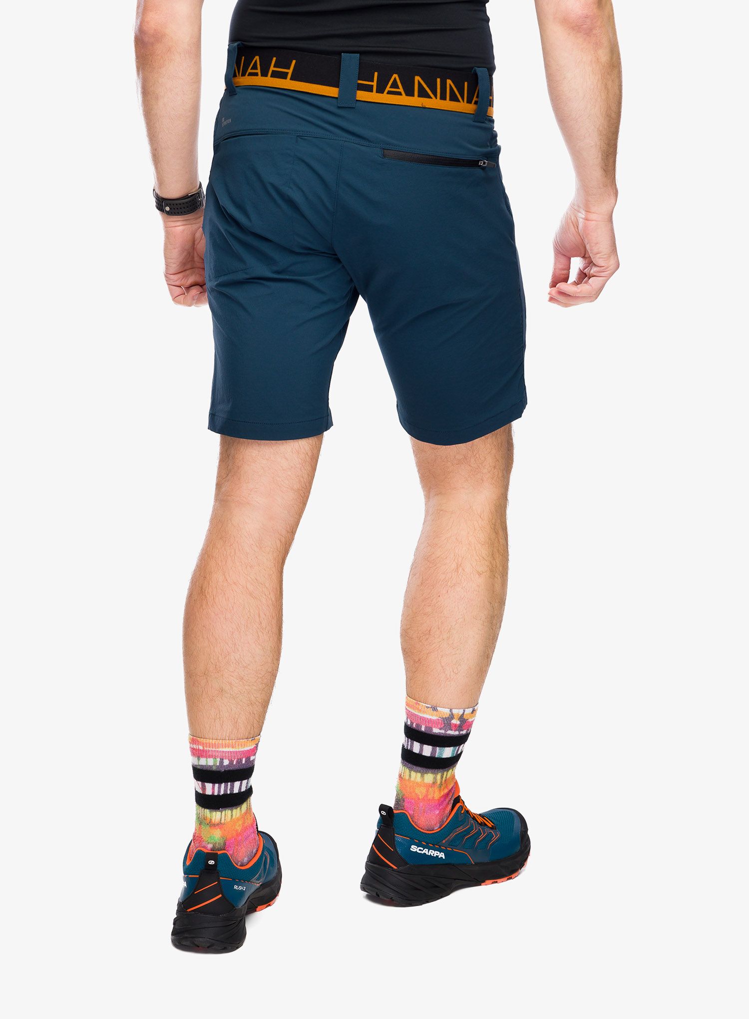 Outdoorové kraťasy Hannah Nairi II - midnight navy/orange
