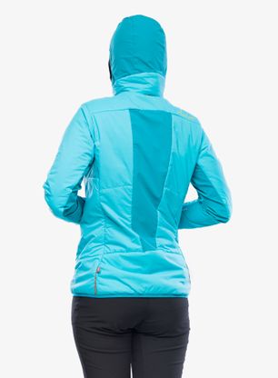 Hybridní bunda dámská Hannah Nava Hoody - scuba blue/enamel blue