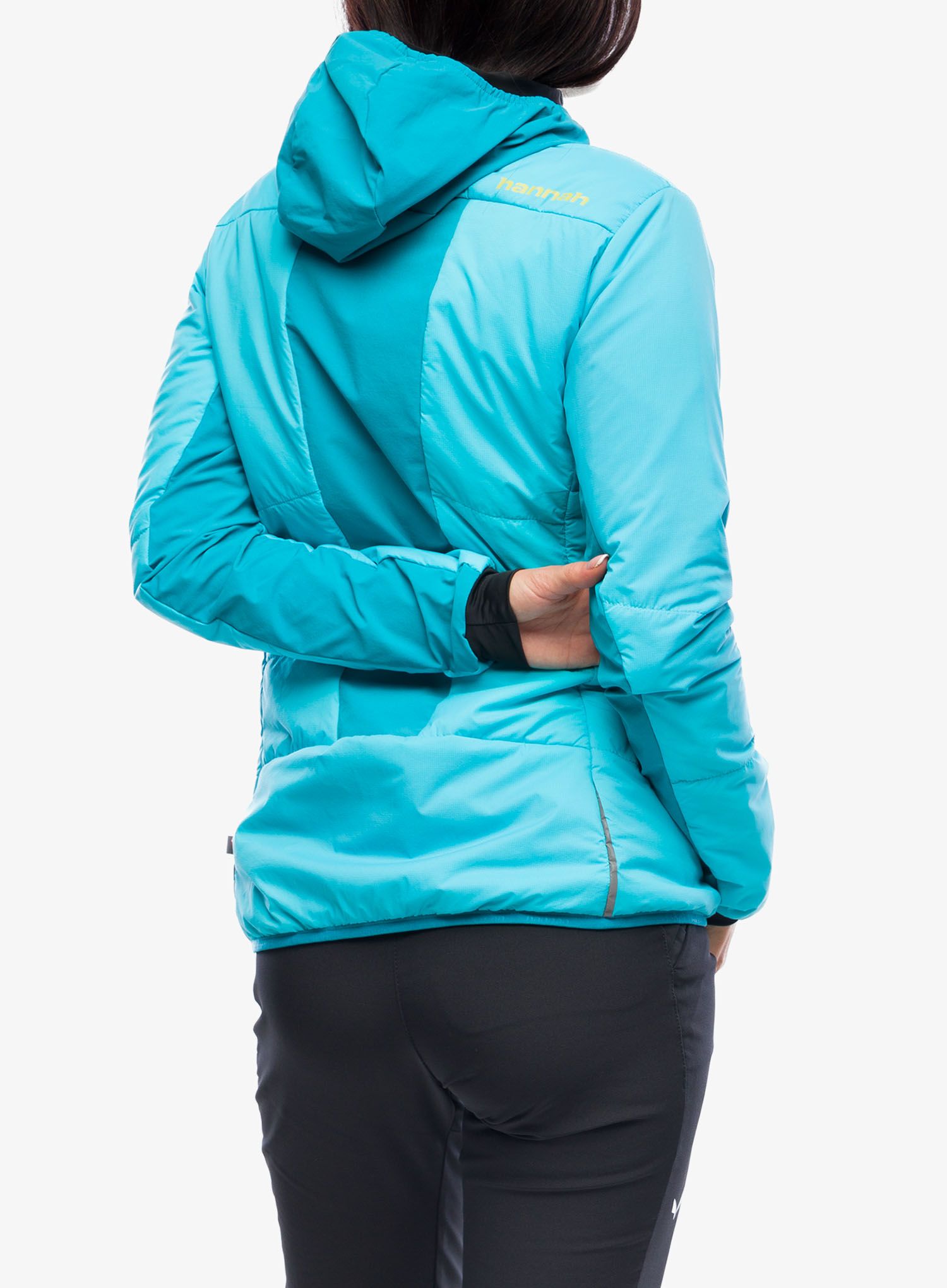 Hybridní bunda dámská Hannah Nava Hoody - scuba blue/enamel blue