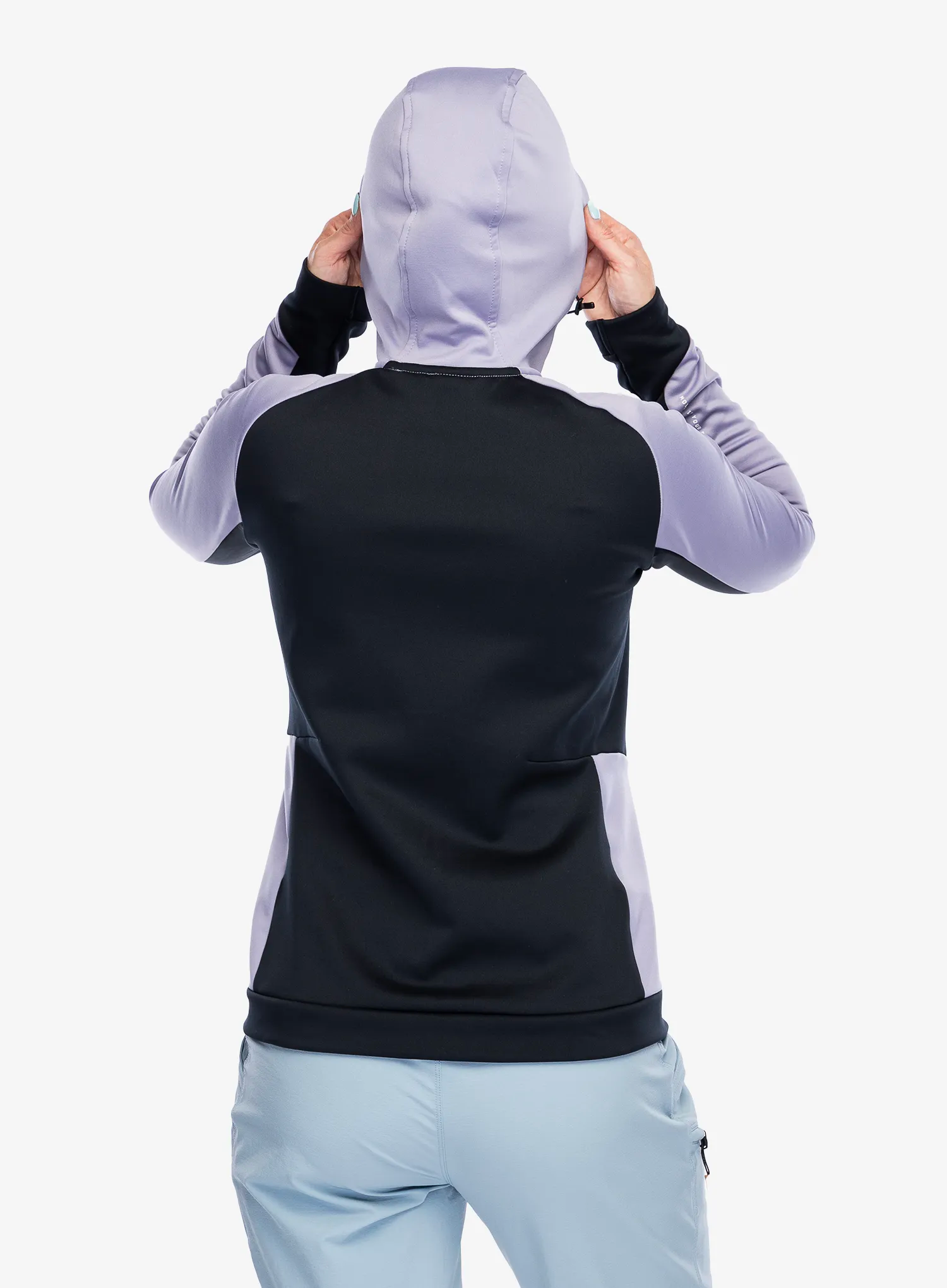 Fleece mikina dámská Hannah Nela Hoody - lavender aura/anthracite