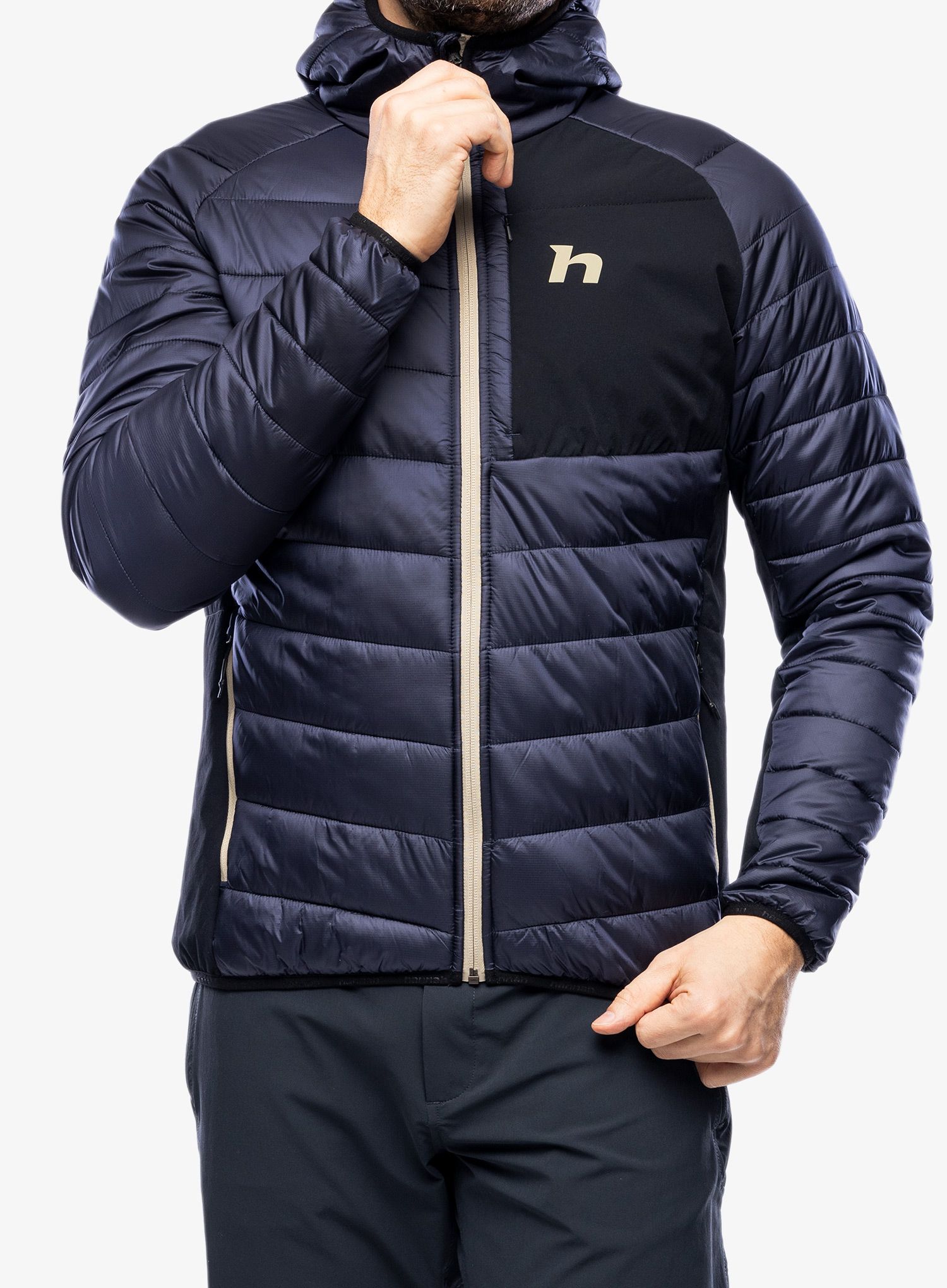 Zateplená bunda Hannah Revel Hoody - graphite/anthracite