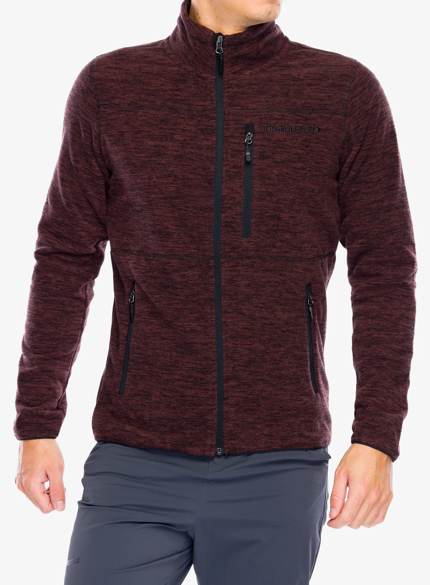Fleece mikina Hannah Santon II - rum raisin mel