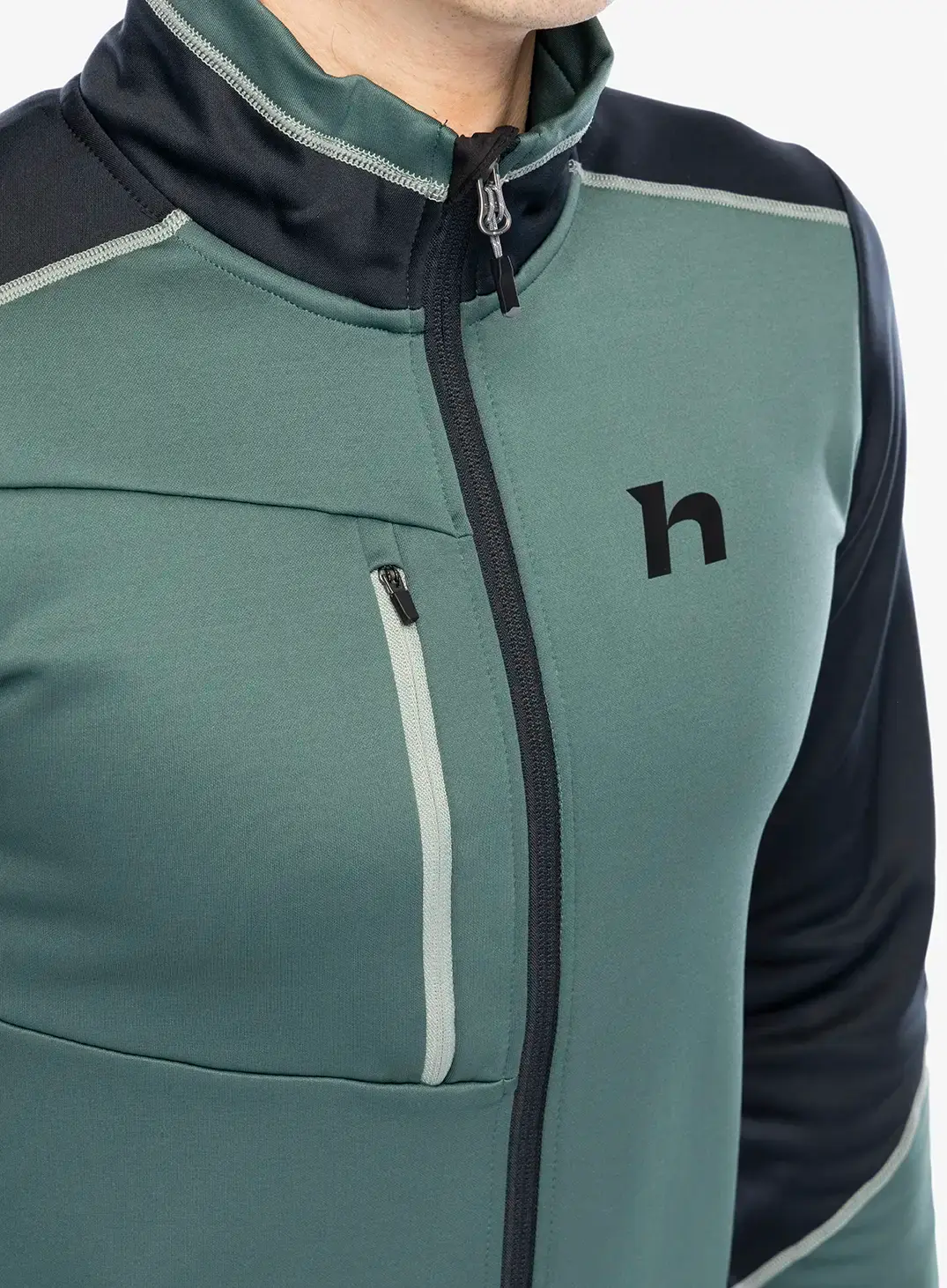 Fleece mikina Hannah Tariq - dark forest