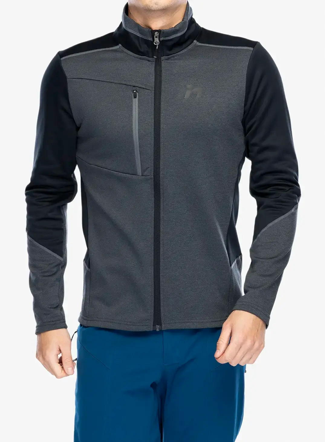 Fleece mikina Hannah Tariq - dark gray mel