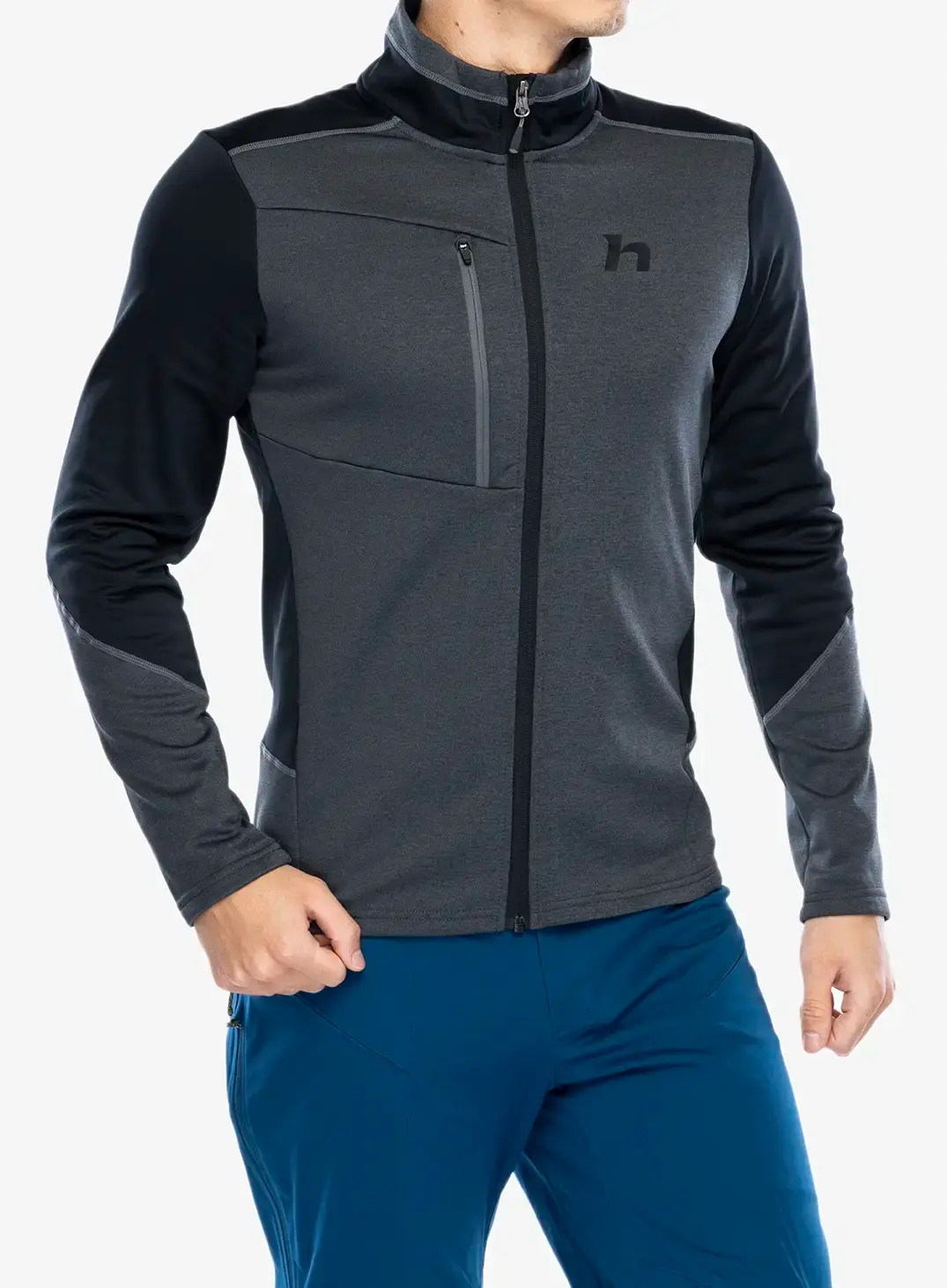 Fleece mikina Hannah Tariq - dark gray mel