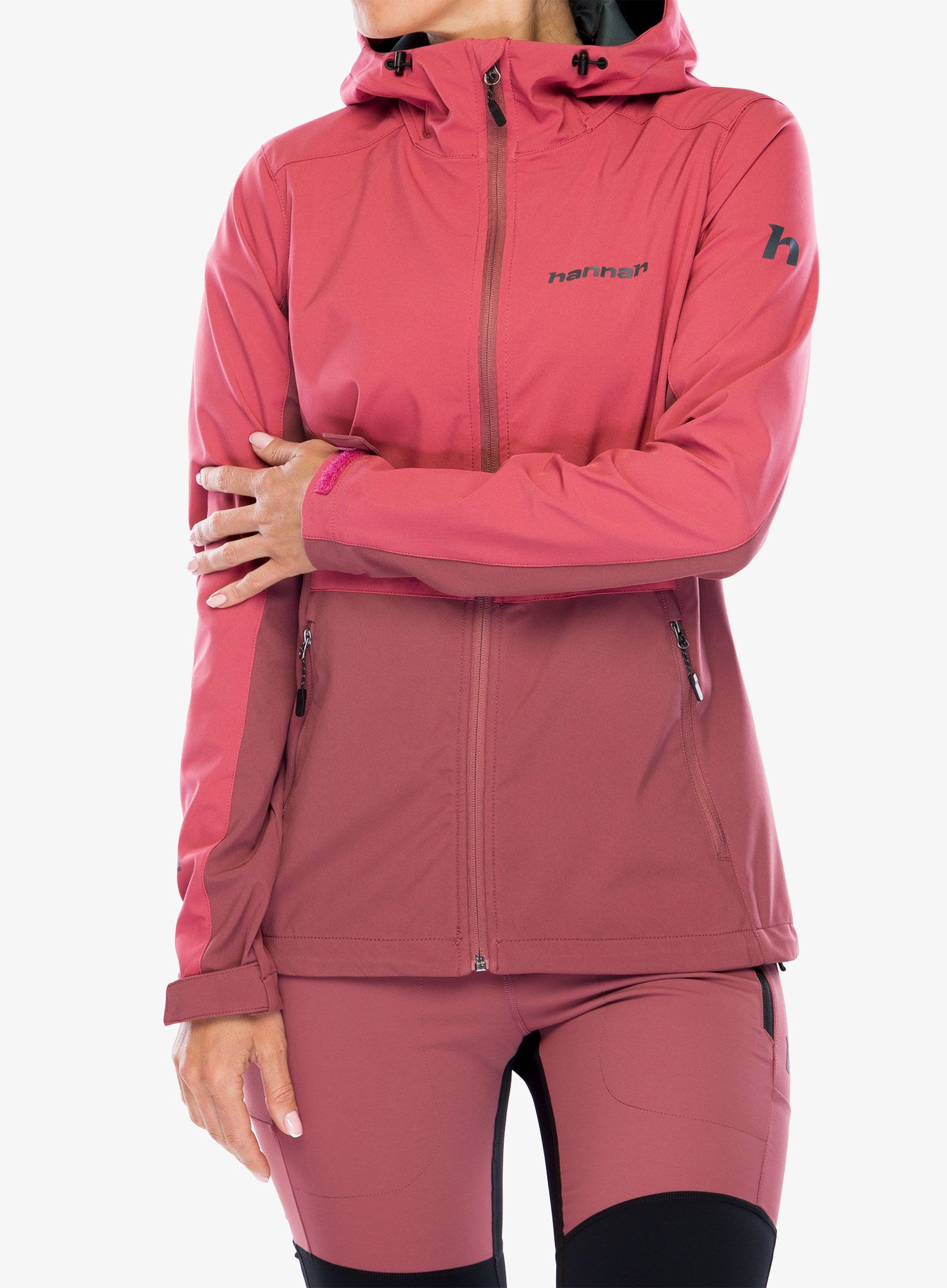 Softshellová bunda dámská Hannah Zury Lite - baroque rose/roan rouge