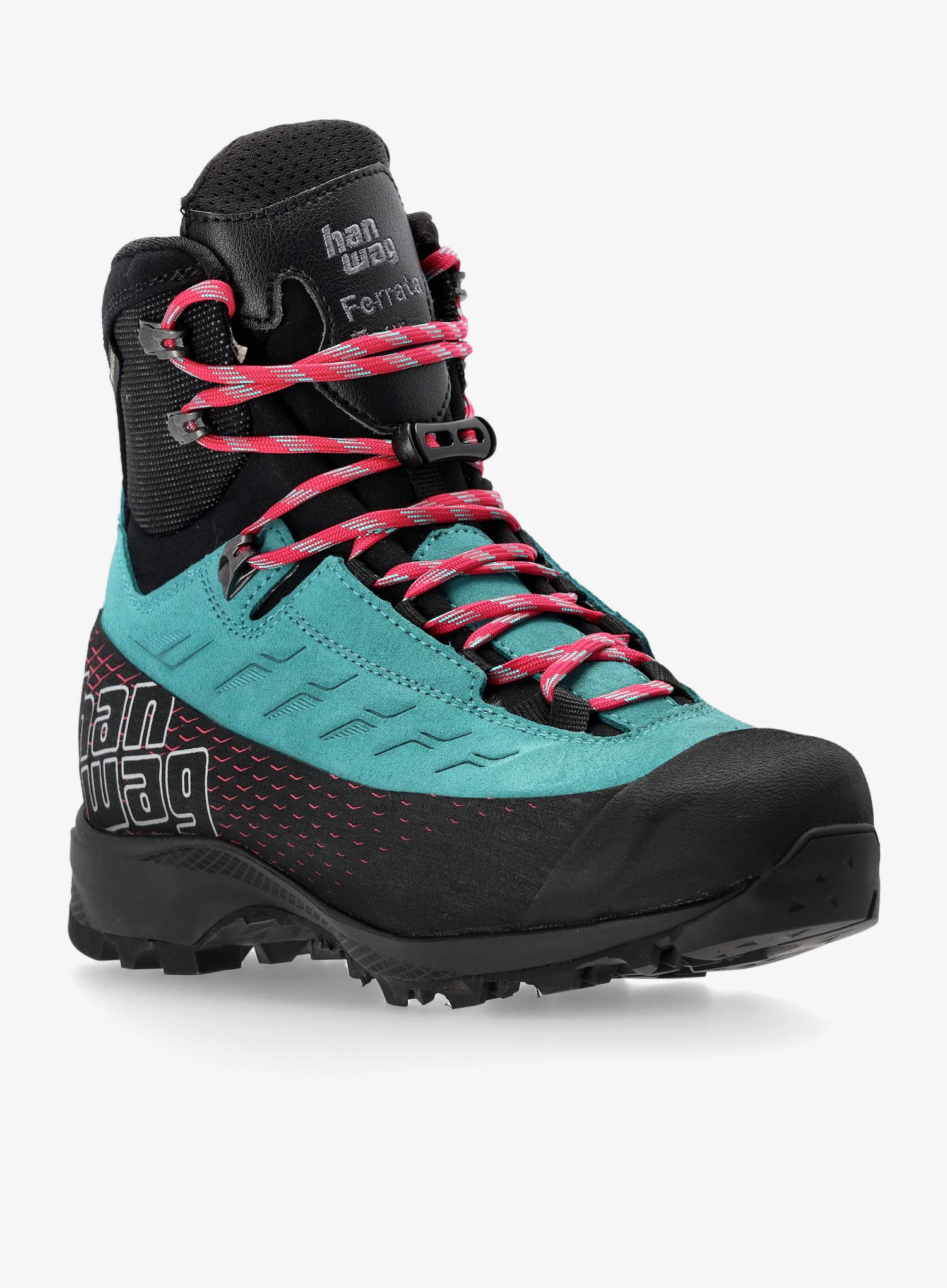 Dámské horolezecké boty Hanwag Ferrata Tour Lady GTX - icefall/black