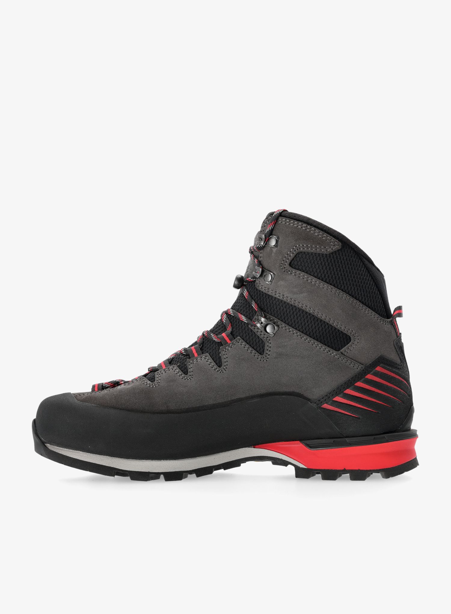 Boty vhodné k poloautomatickým mačkám Hanwag Makra Pro GTX - asphalt/red