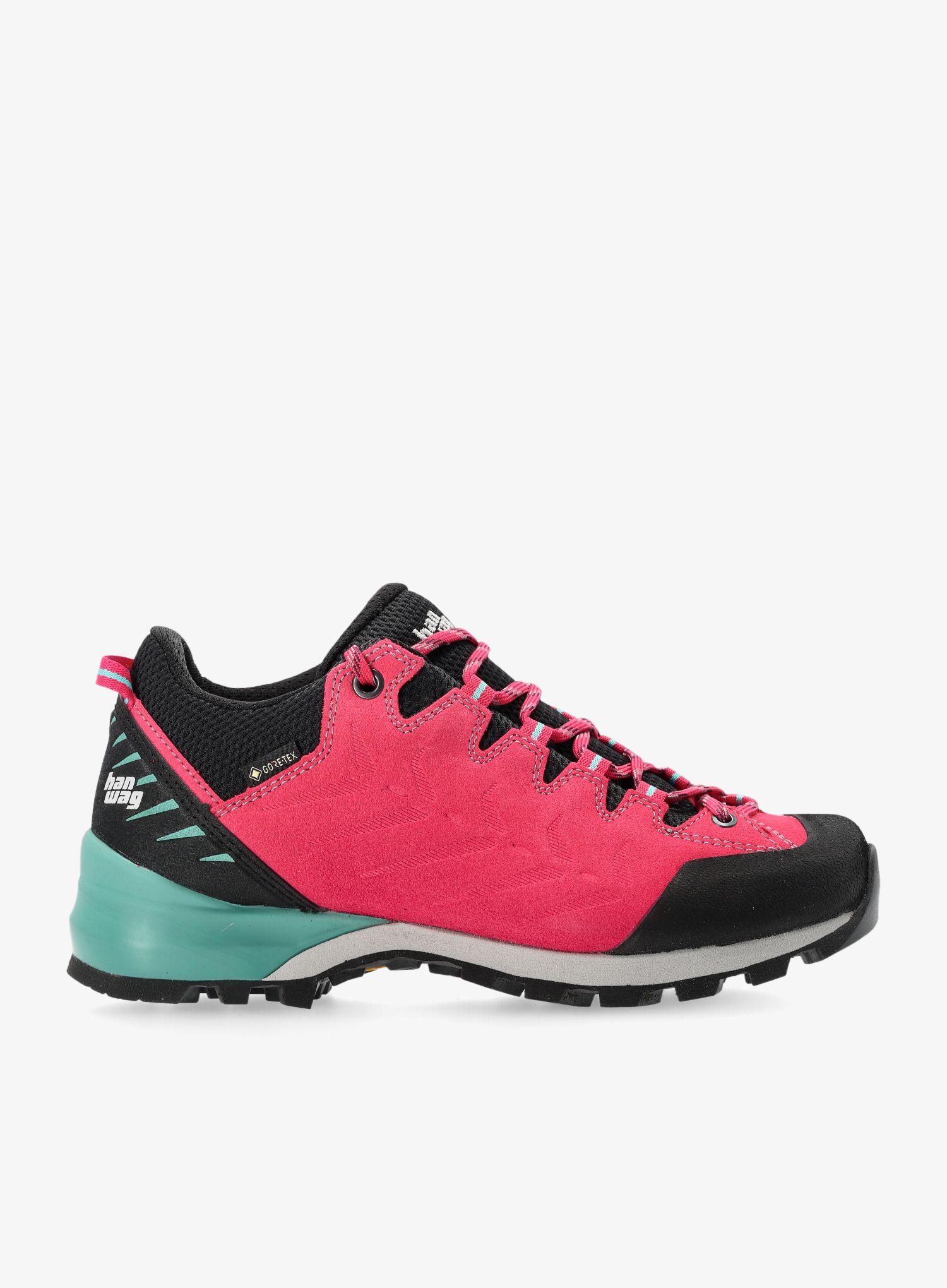 Dámská nástupová obuv Hanwag Makra Pro Low Lady GTX - pink/mint