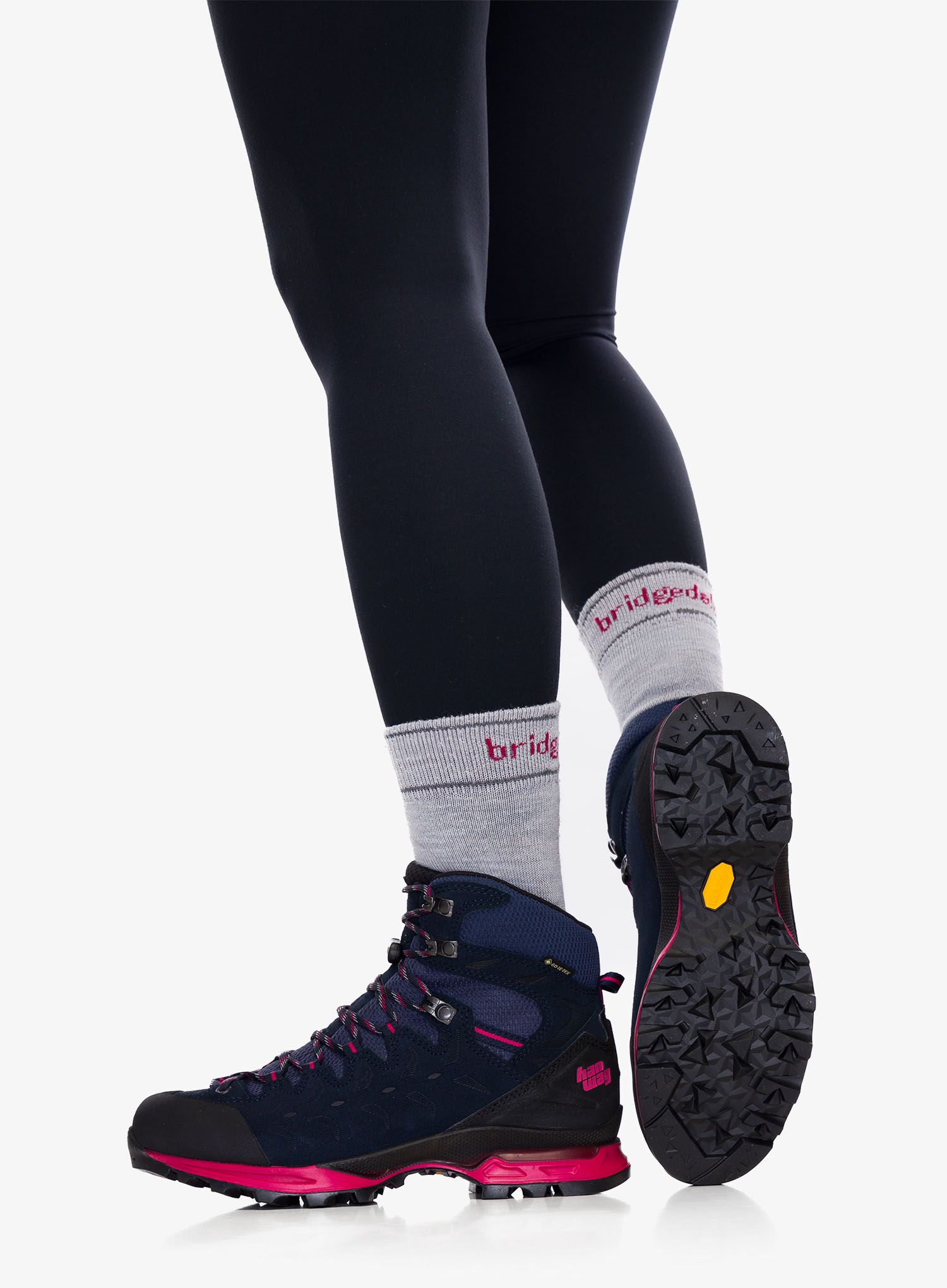 Trekové boty dámské Hanwag Makra Trek Lady GTX - navy/pink