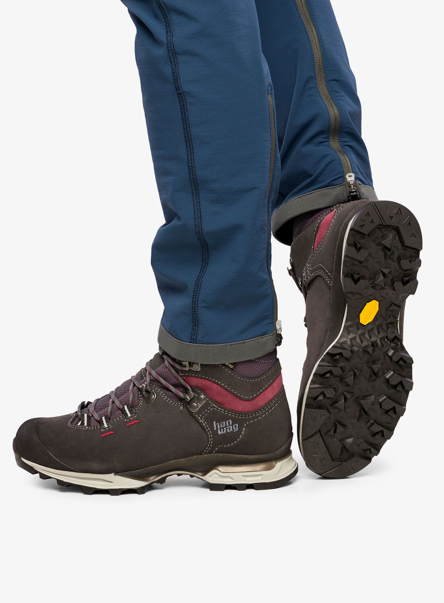 Dámské trekové boty Hanwag Tatra Light GTX - asphalt/dark garnet