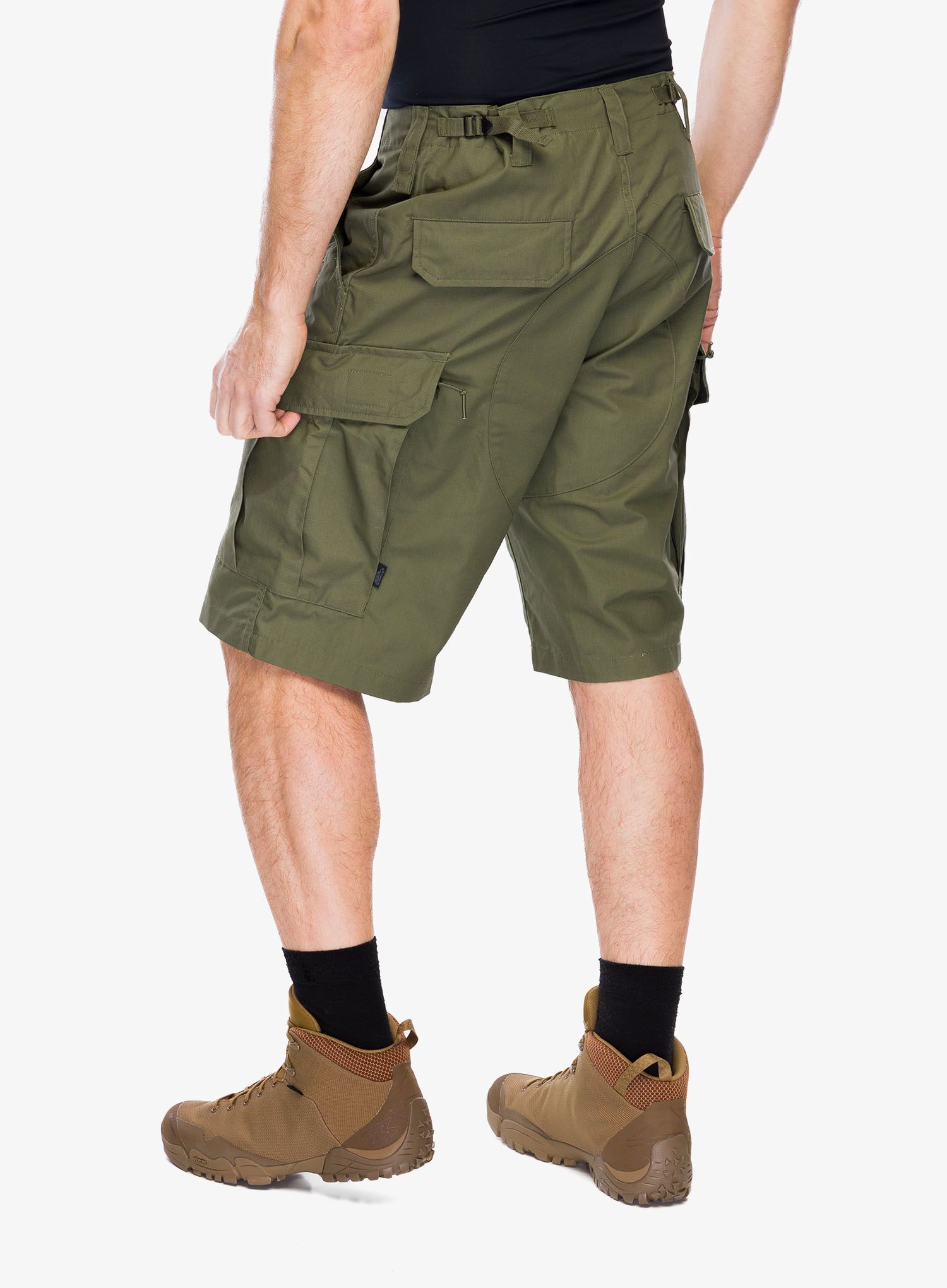 Taktické kraťasy Helikon-Tex CPU Shorts PolyCotton Ripstop - olive gree
