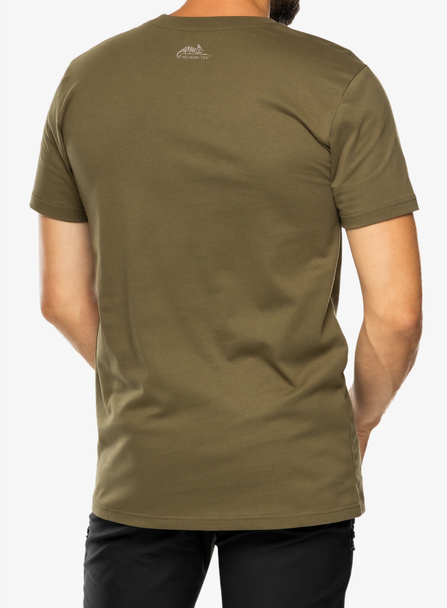 Bavlněné tričko Helikon-Tex Adventure Is Out There - olive green