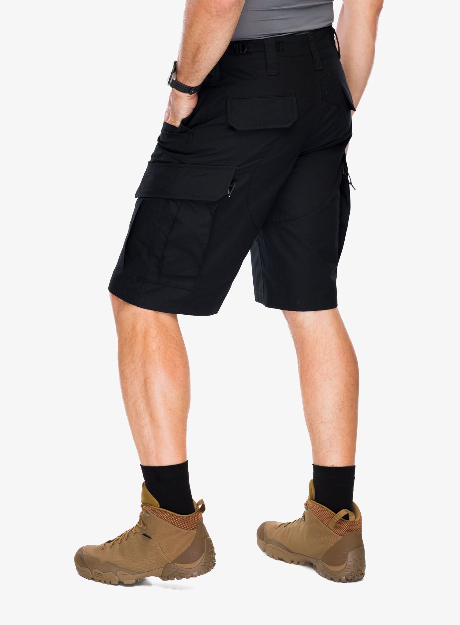 Taktické kraťasy Helikon-Tex CPU Shorts PolyCotton Ripstop - black
