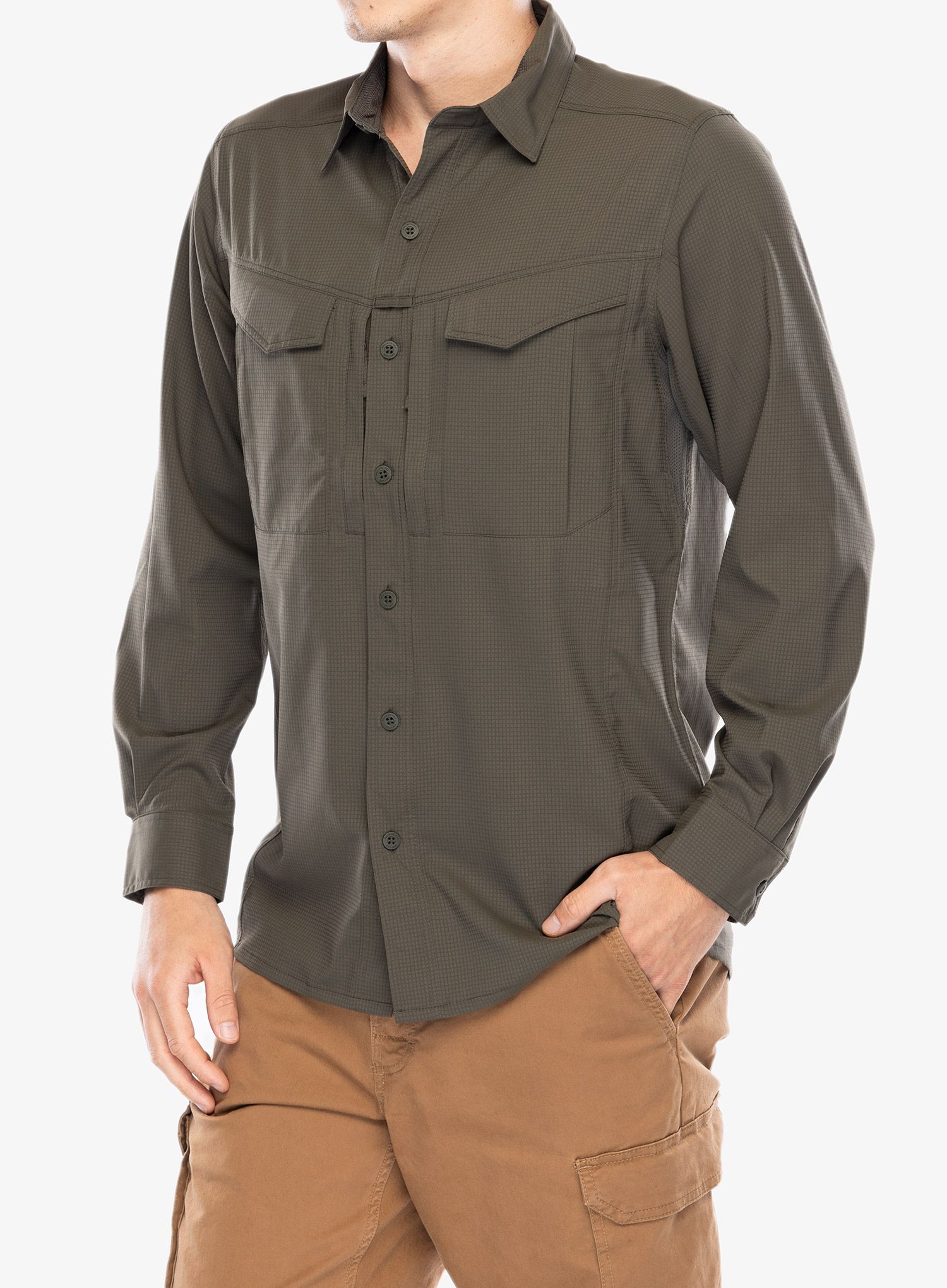 Tropická cestovní košile Helikon-Tex Defender Mk2 - dark olive