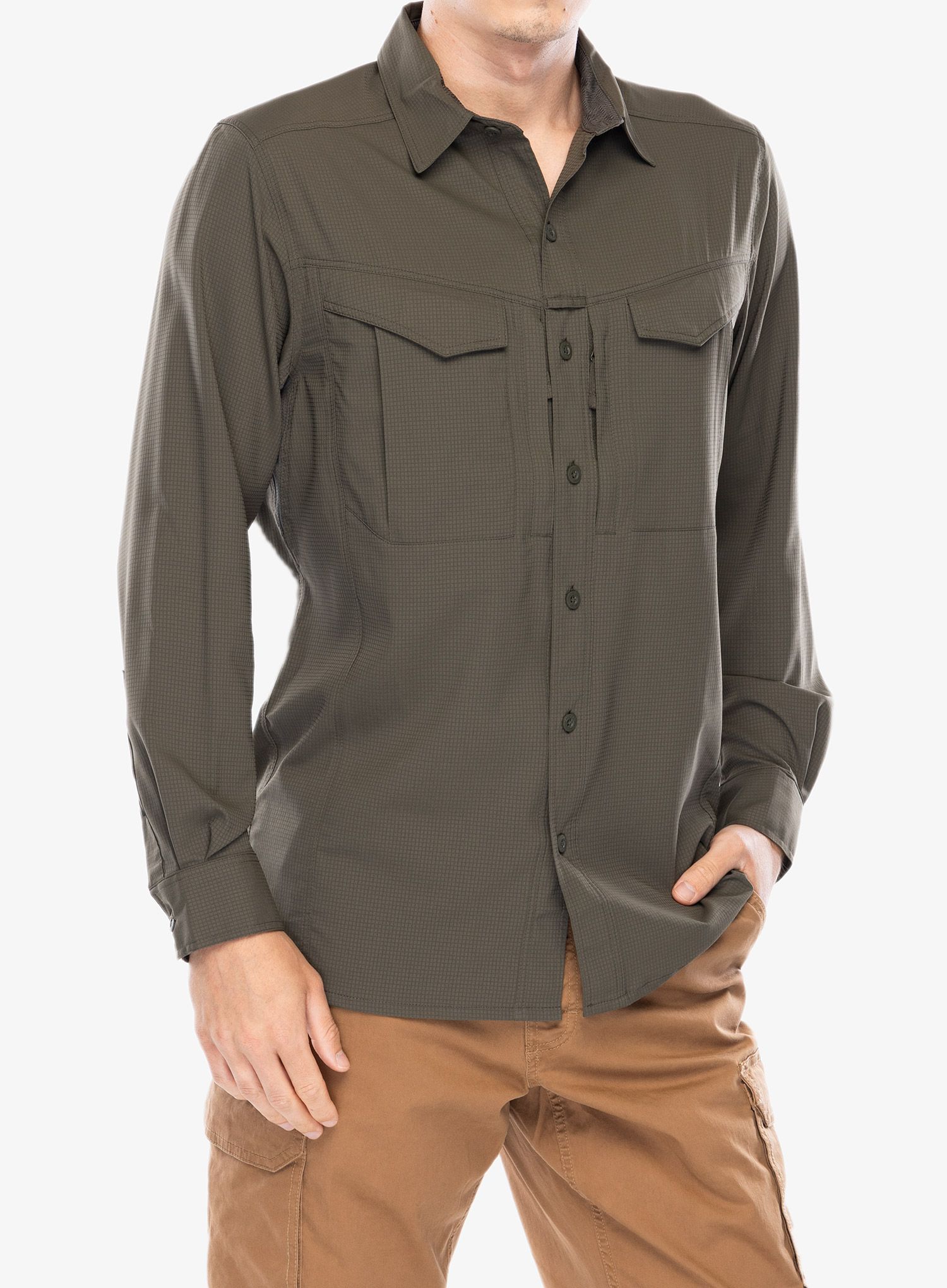 Tropická cestovní košile Helikon-Tex Defender Mk2 - dark olive