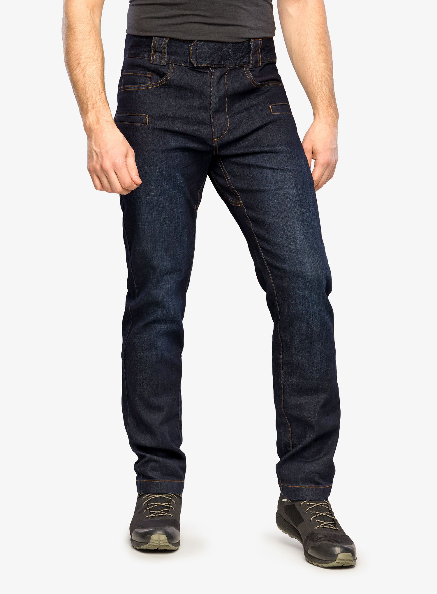 Taktické kalhoty Helikon-Tex Greyman Tactical Jeans Slim Denim Mid - dark blue